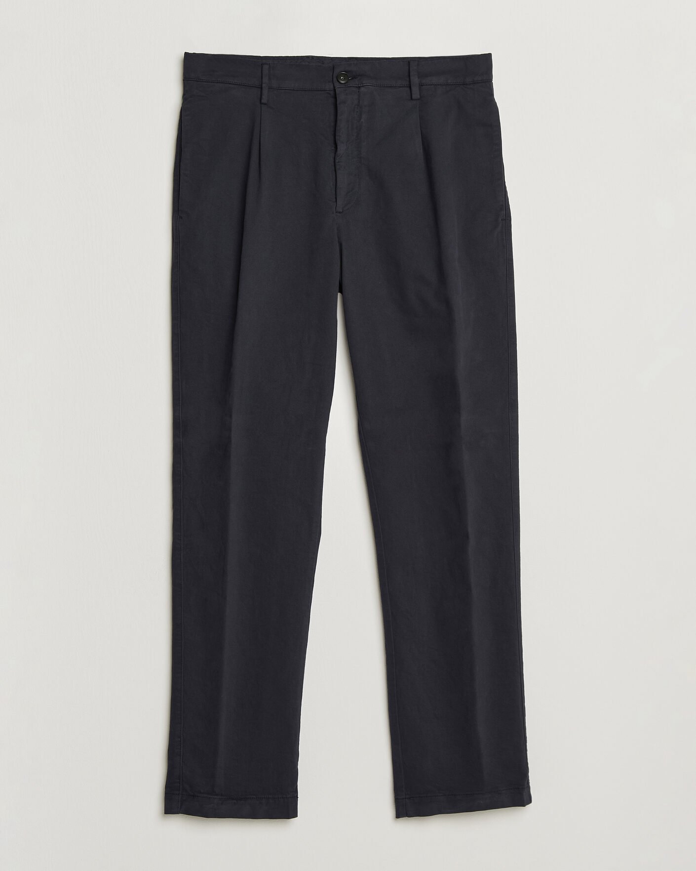 Herre | Bukser | Canali | Cotton/Cashmere Chinos Navy