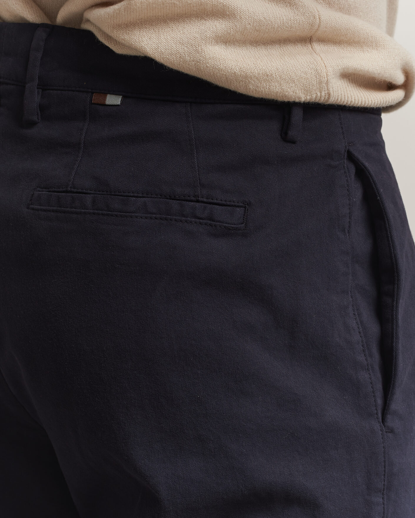 Herre | Bukser | Canali | Cotton/Cashmere Chinos Navy