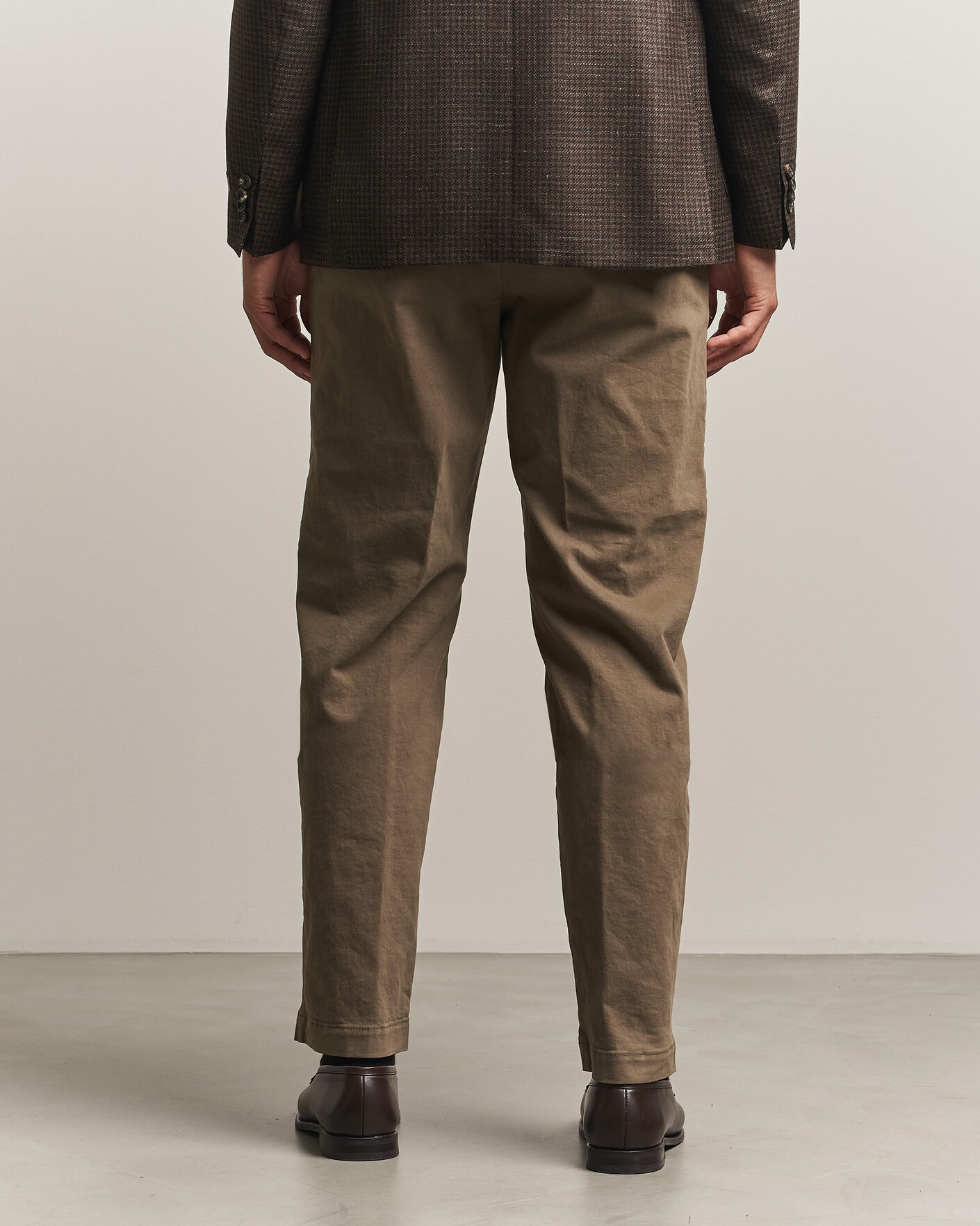 Herre | Bukser | Canali | Cotton/Cashmere Chinos Taupe