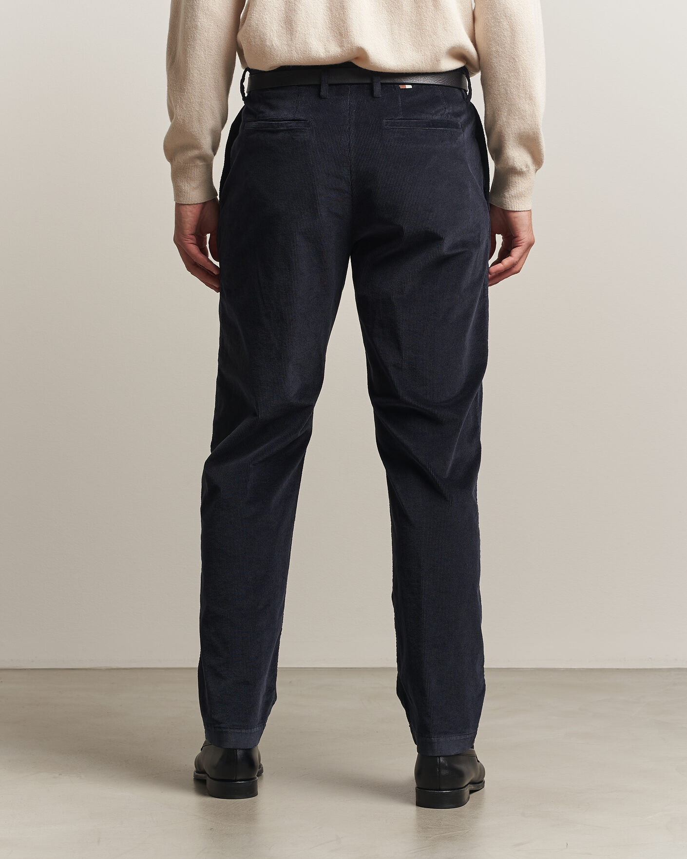 Herre | Bukser | Canali | Comfort Corduroy Pants Navy