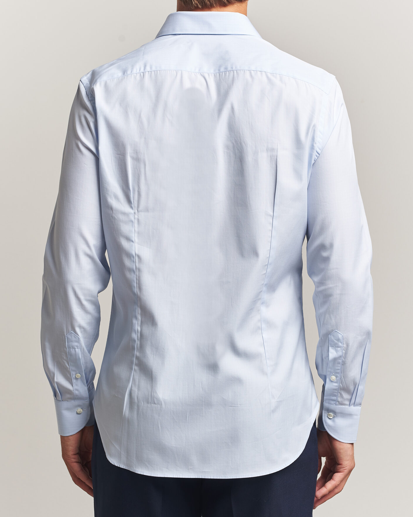 Herre | Skjorter | Canali | Slim Fit Dress Shirt Light Blue Check