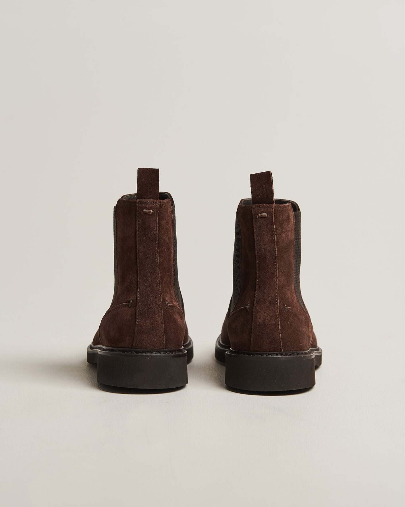 Herre | Støvler | Canali | Chelsea Boots Dark Brown Suede