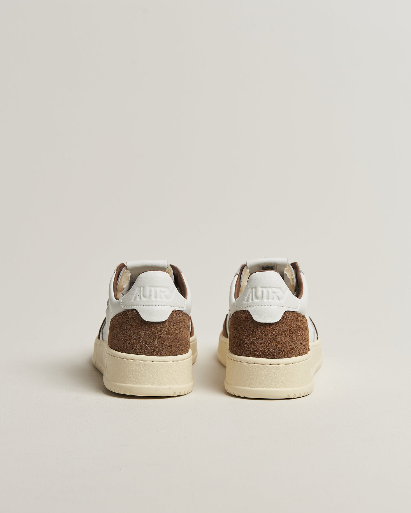 Herre | Sneakers | Autry | Medalist Low Soft Leather/Suede Sneaker White/Tabacco