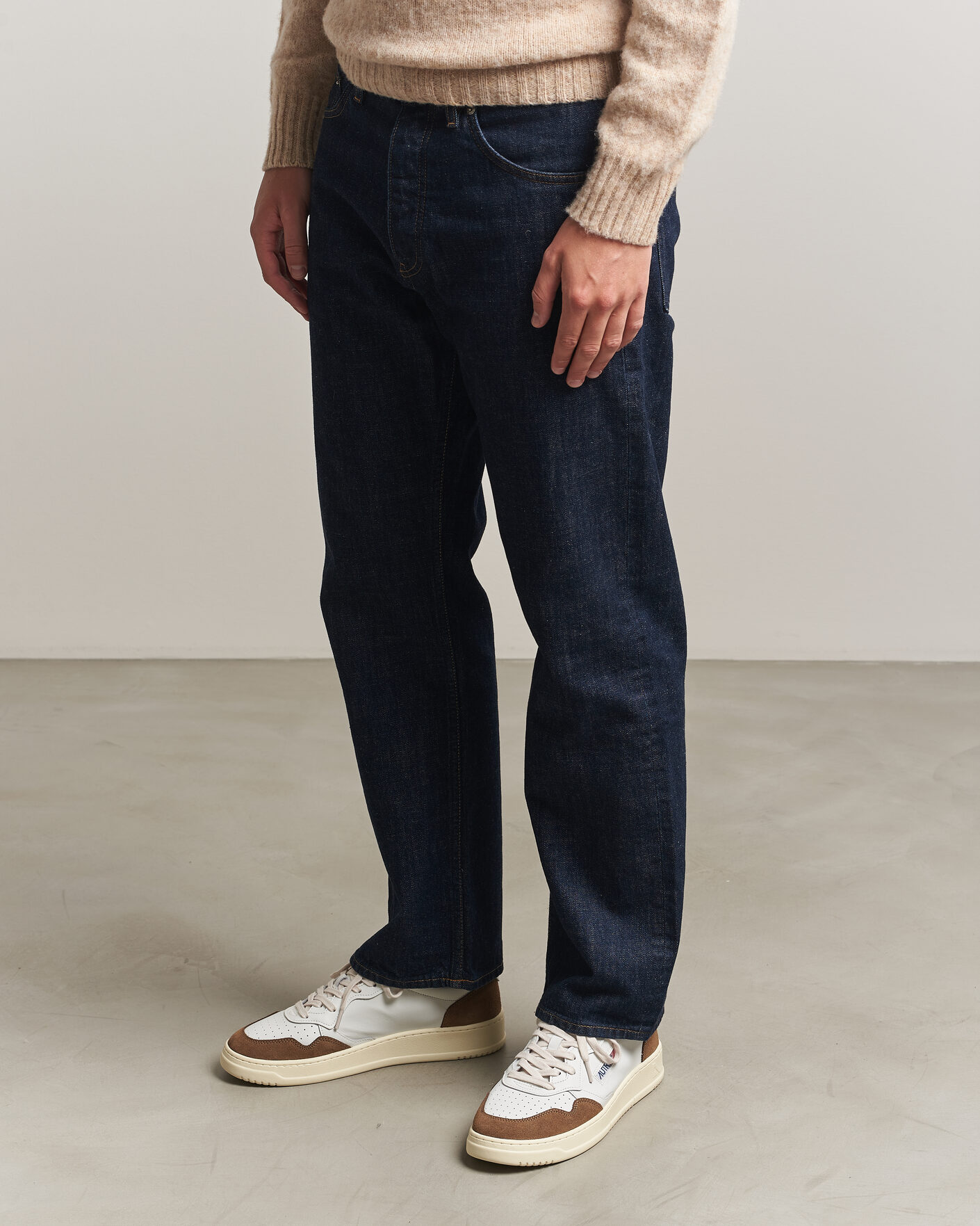 Herre | Sneakers | Autry | Medalist Low Soft Leather/Suede Sneaker White/Tabacco