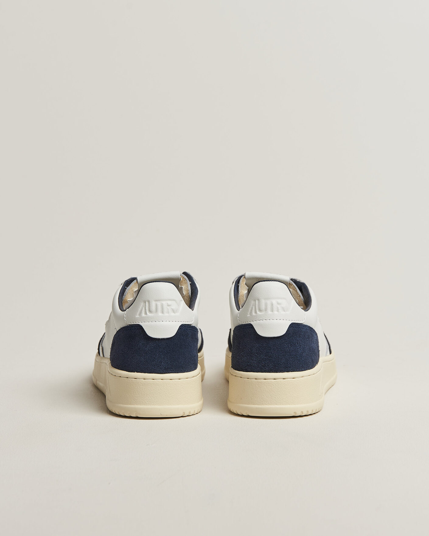 Herre | Sneakers | Autry | Medalist Low Soft Leather/Suede Sneaker White/Denim