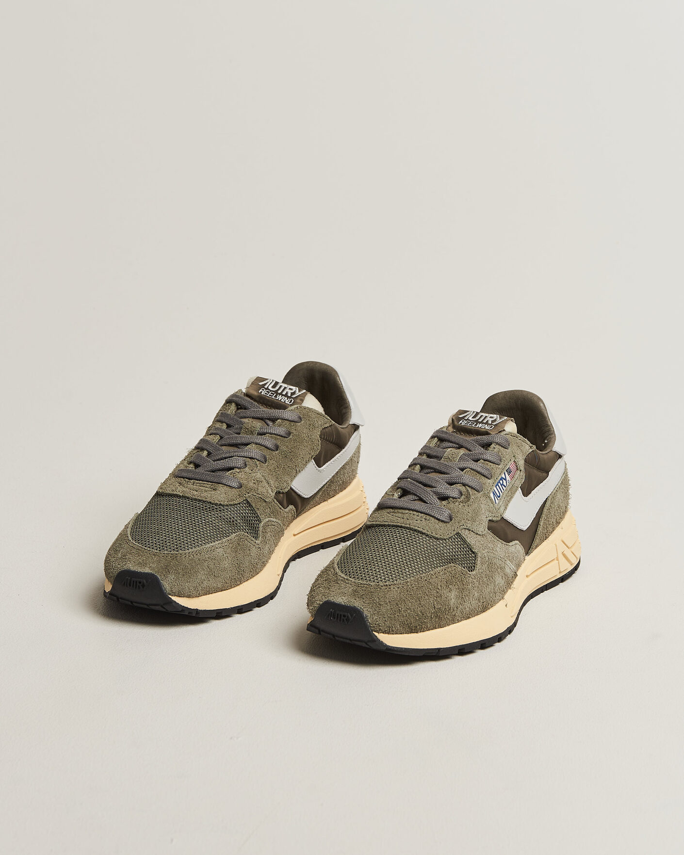 Herre | Sneakers | Autry | Reelwind Running Sneaker Olive Night/Grey