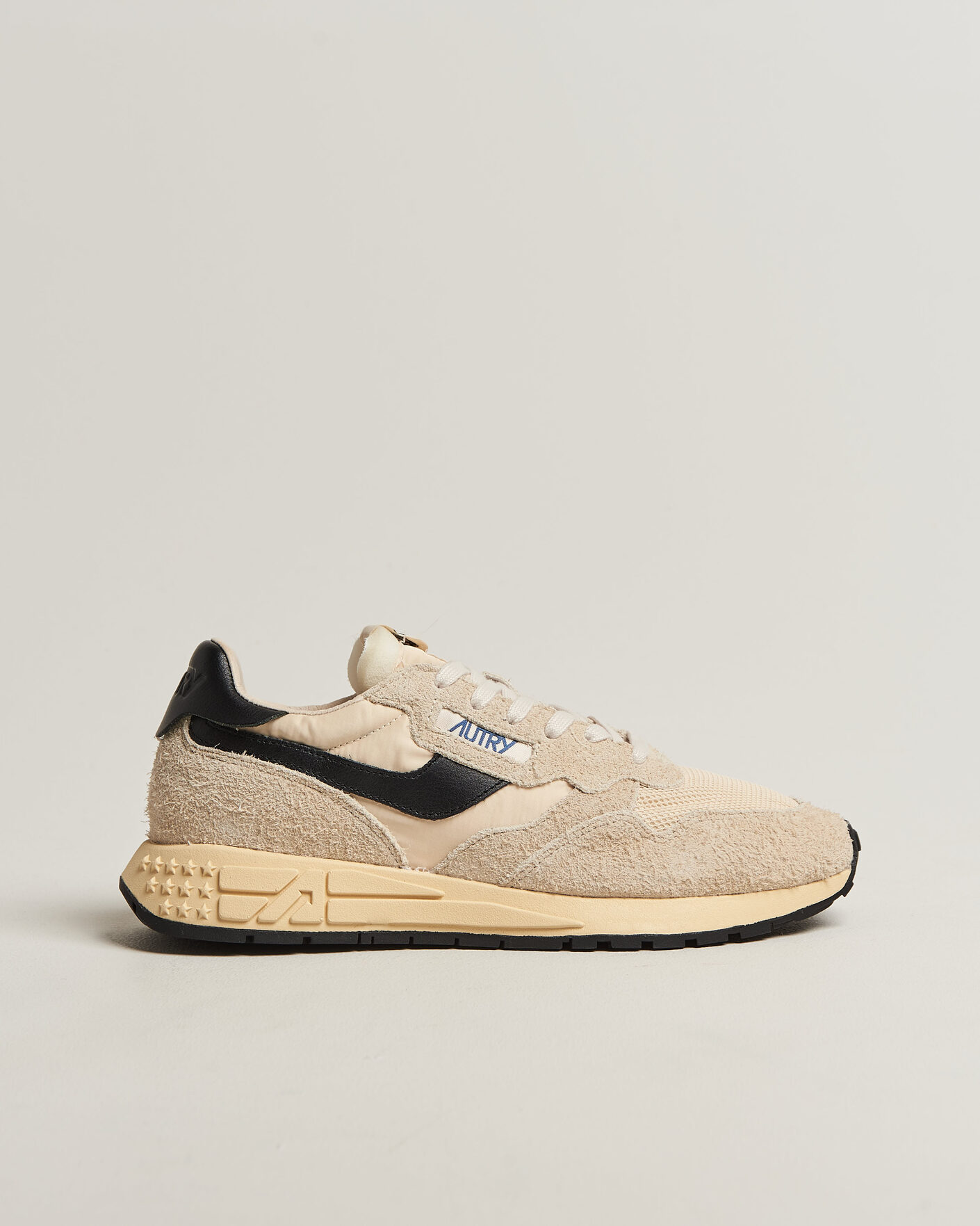 Herre | Sneakers | Autry | Reelwind Running Sneaker Ecru/Black