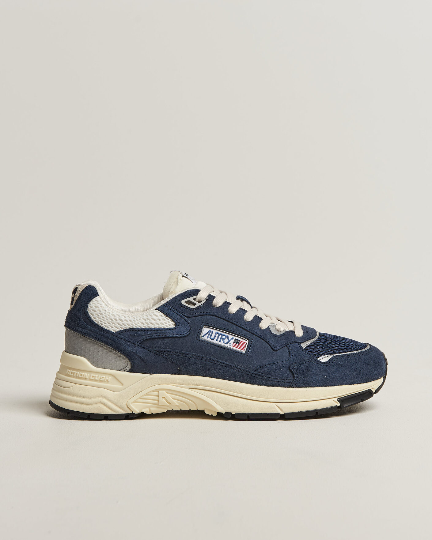 Herre | Sneakers | Autry | Hyperway Low Suede Running Sneaker Navy