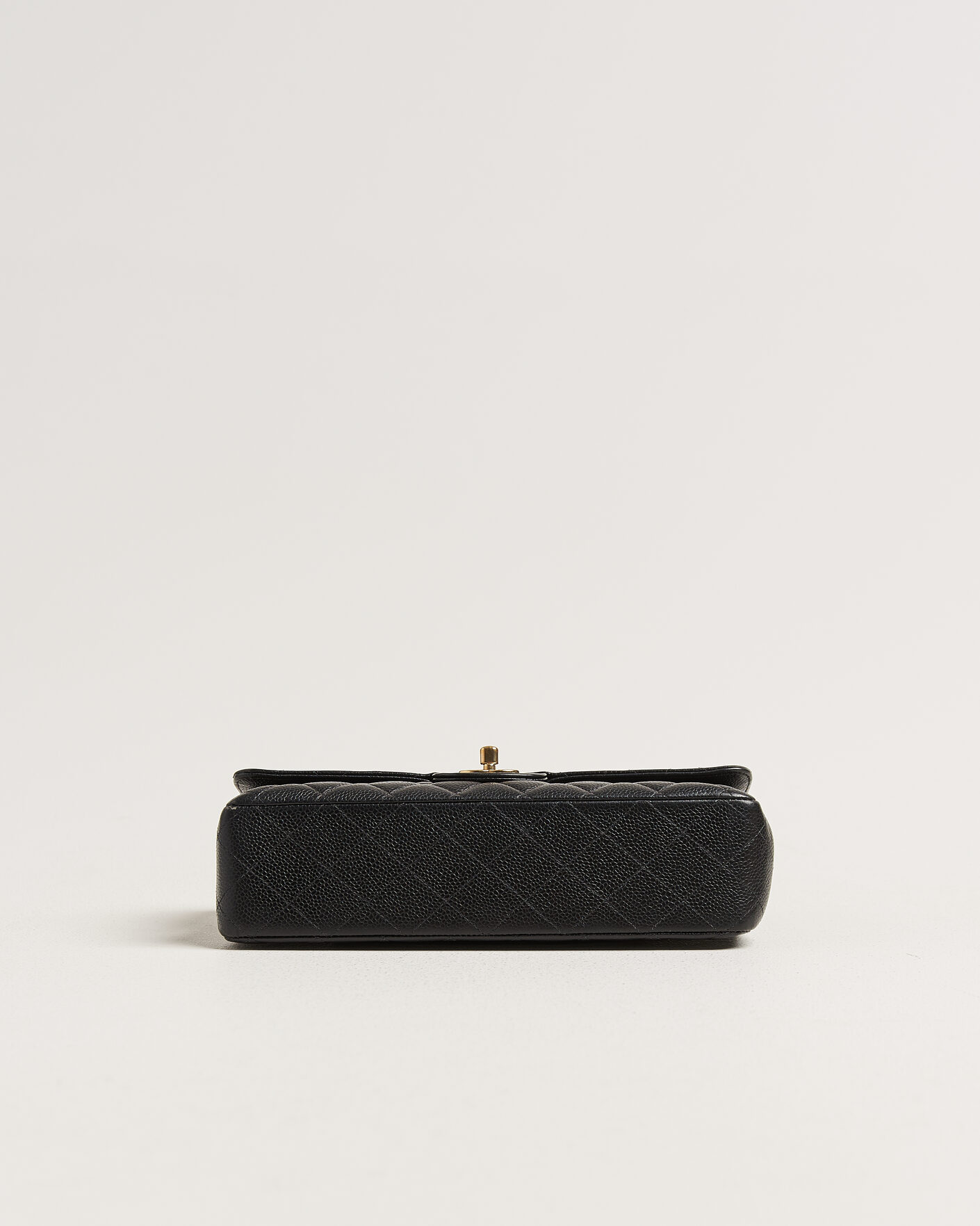 Herre | Chanel Pre-Owned Classic Medium Double Flap Bag Caviar Leather Black | Chanel Pre-Owned | Classic Medium Double Flap Bag Caviar Leather Black
