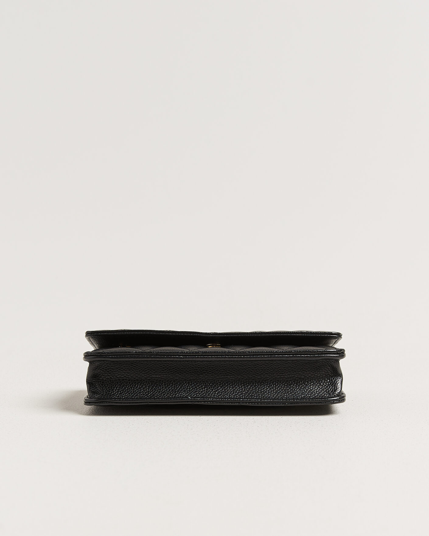 Herre | Pre-Owned & Vintage Bags | Chanel Pre-Owned | Wallet On Chain Caviar Leather Black
