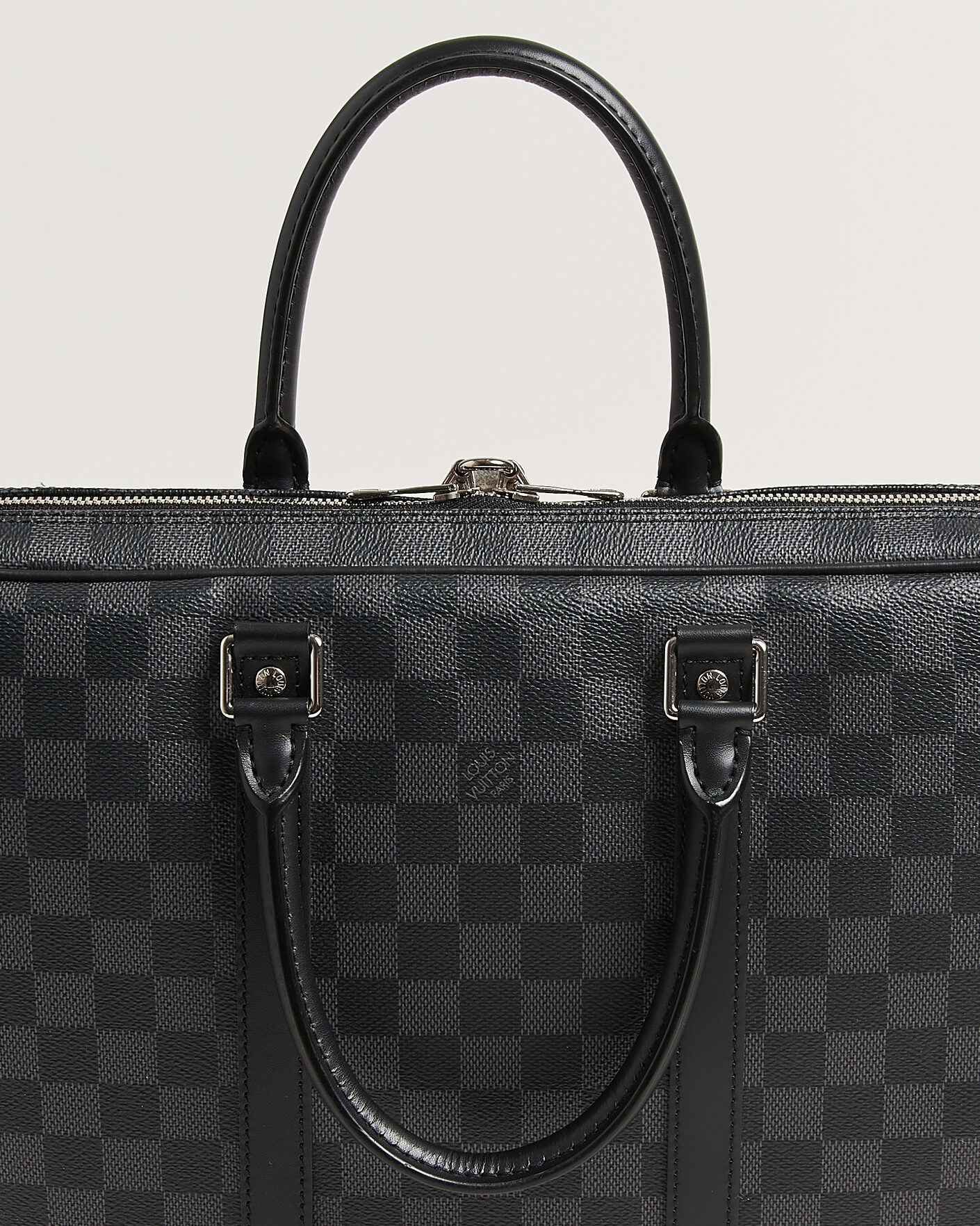 Herre | Pre-Owned & Vintage Bags | Louis Vuitton Pre-Owned | Porte Documents Damier Graphite