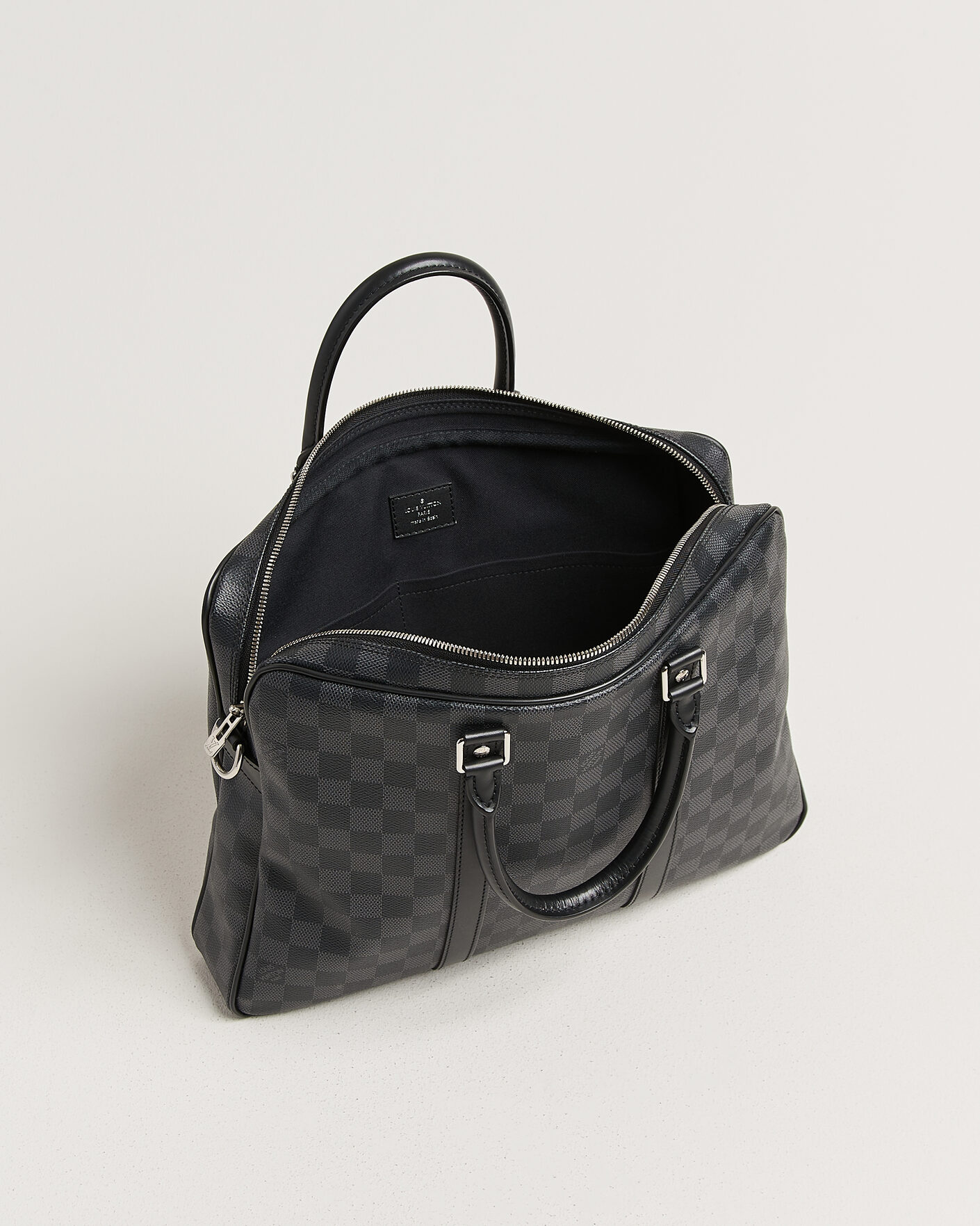 Herre | Pre-Owned & Vintage Bags | Louis Vuitton Pre-Owned | Porte Documents Damier Graphite