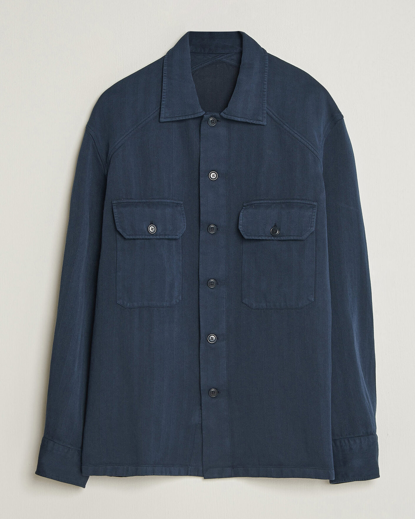 Herre | Skjorter | Ralph Lauren Purple Label | Long Sleeve Shirt Racing Navy