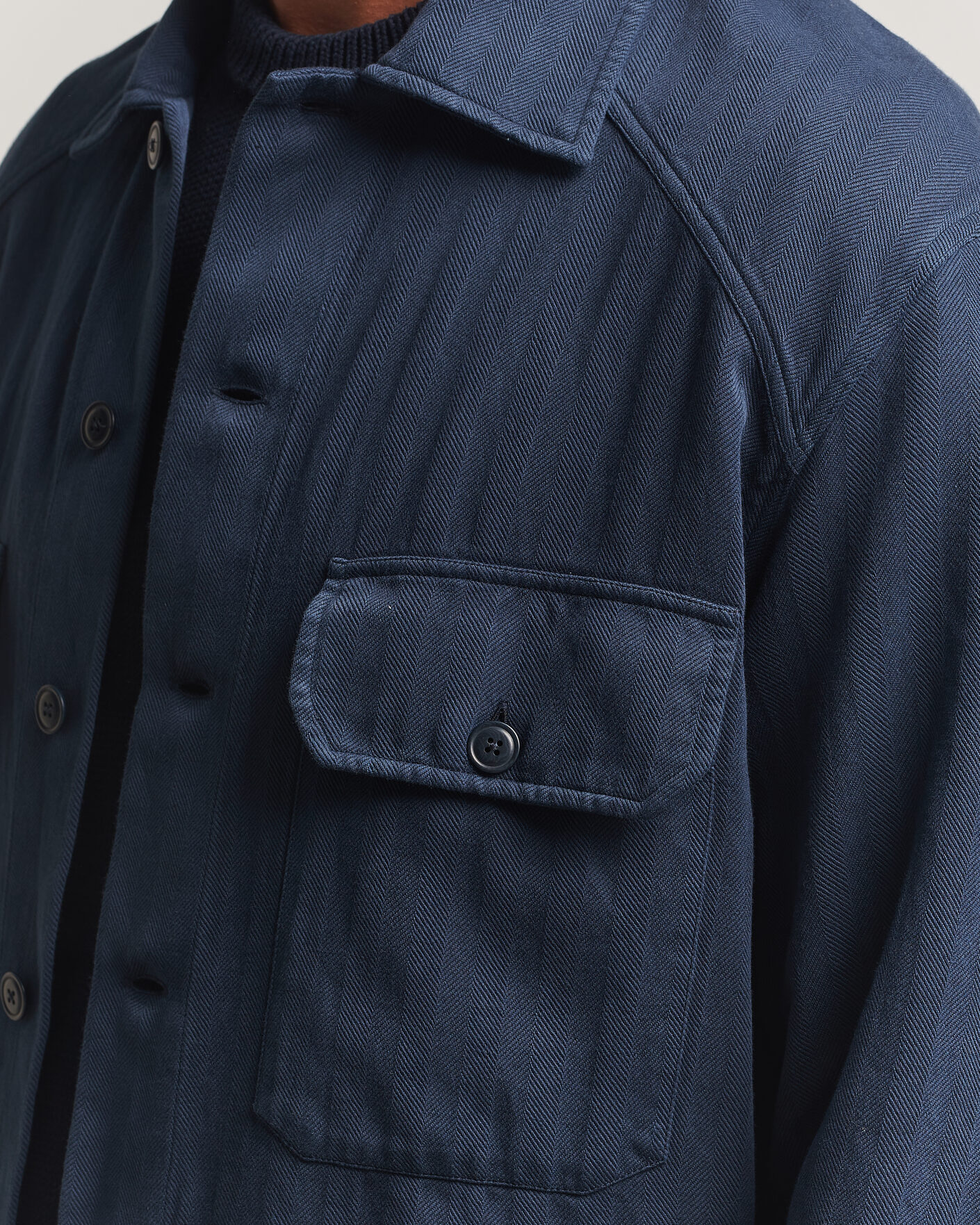 Herre | Skjorter | Ralph Lauren Purple Label | Long Sleeve Shirt Racing Navy