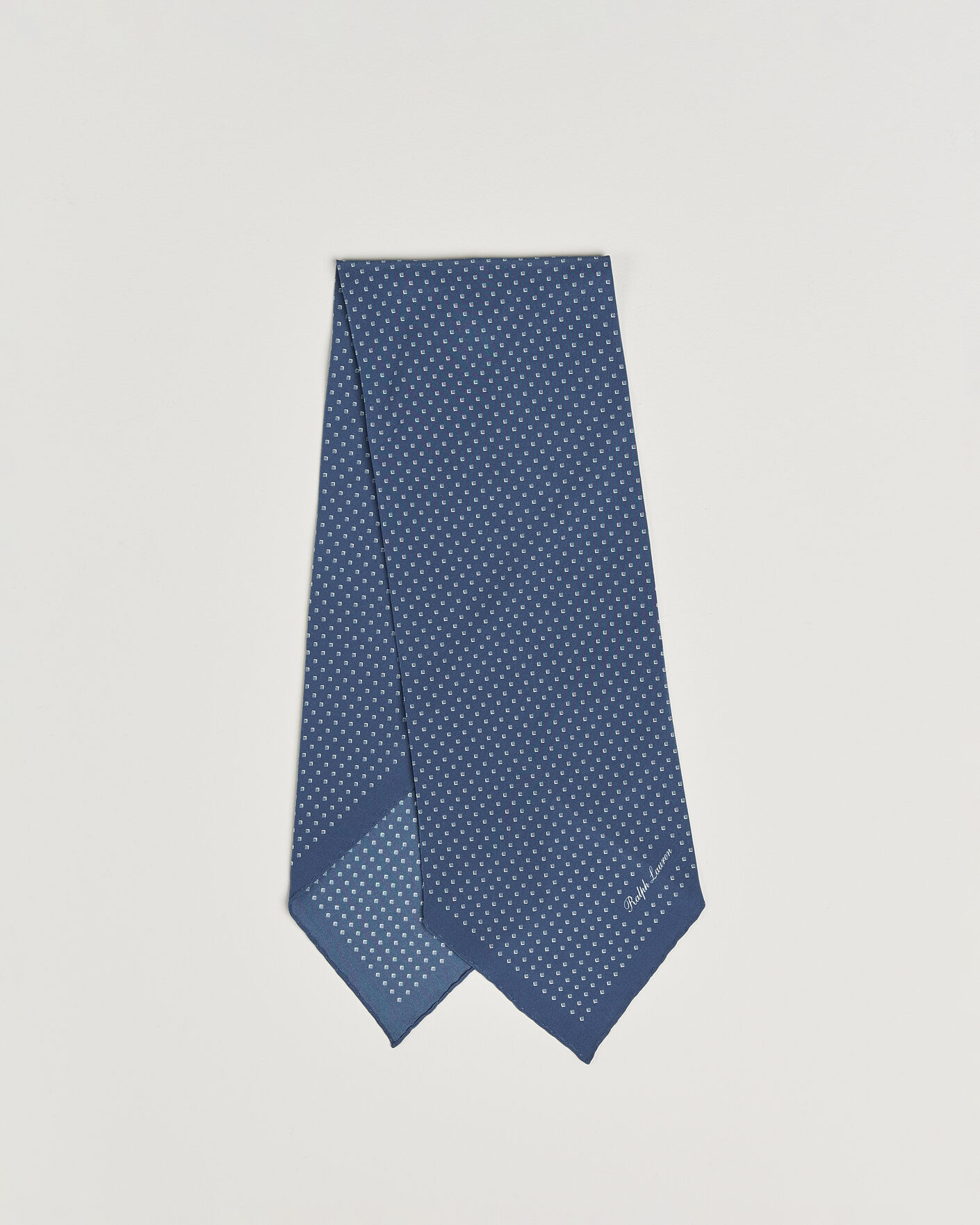 Herre | Scarves | Ralph Lauren Purple Label | Silk Neckerchief Blue Horizon