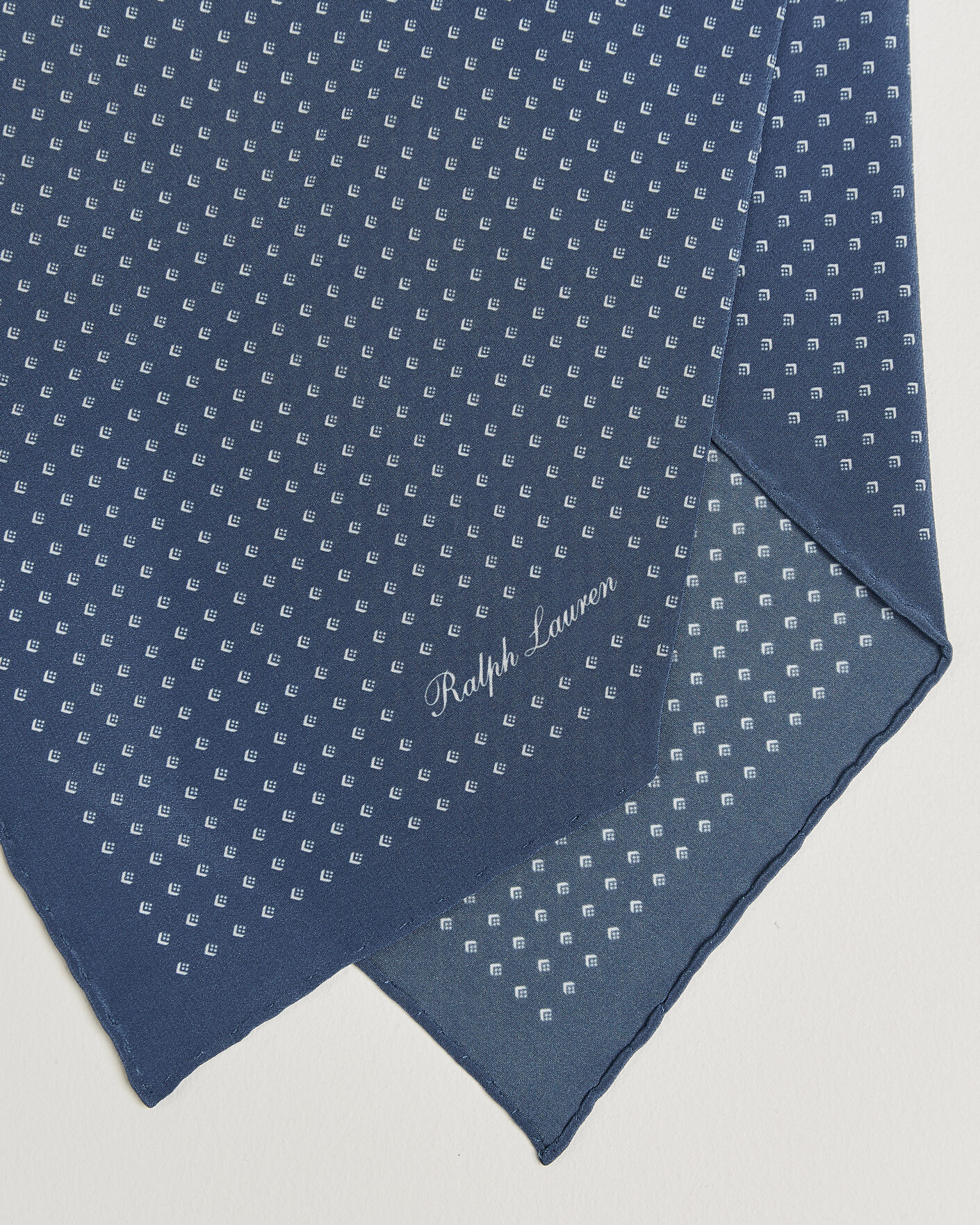 Herre | Scarves | Ralph Lauren Purple Label | Silk Neckerchief Blue Horizon