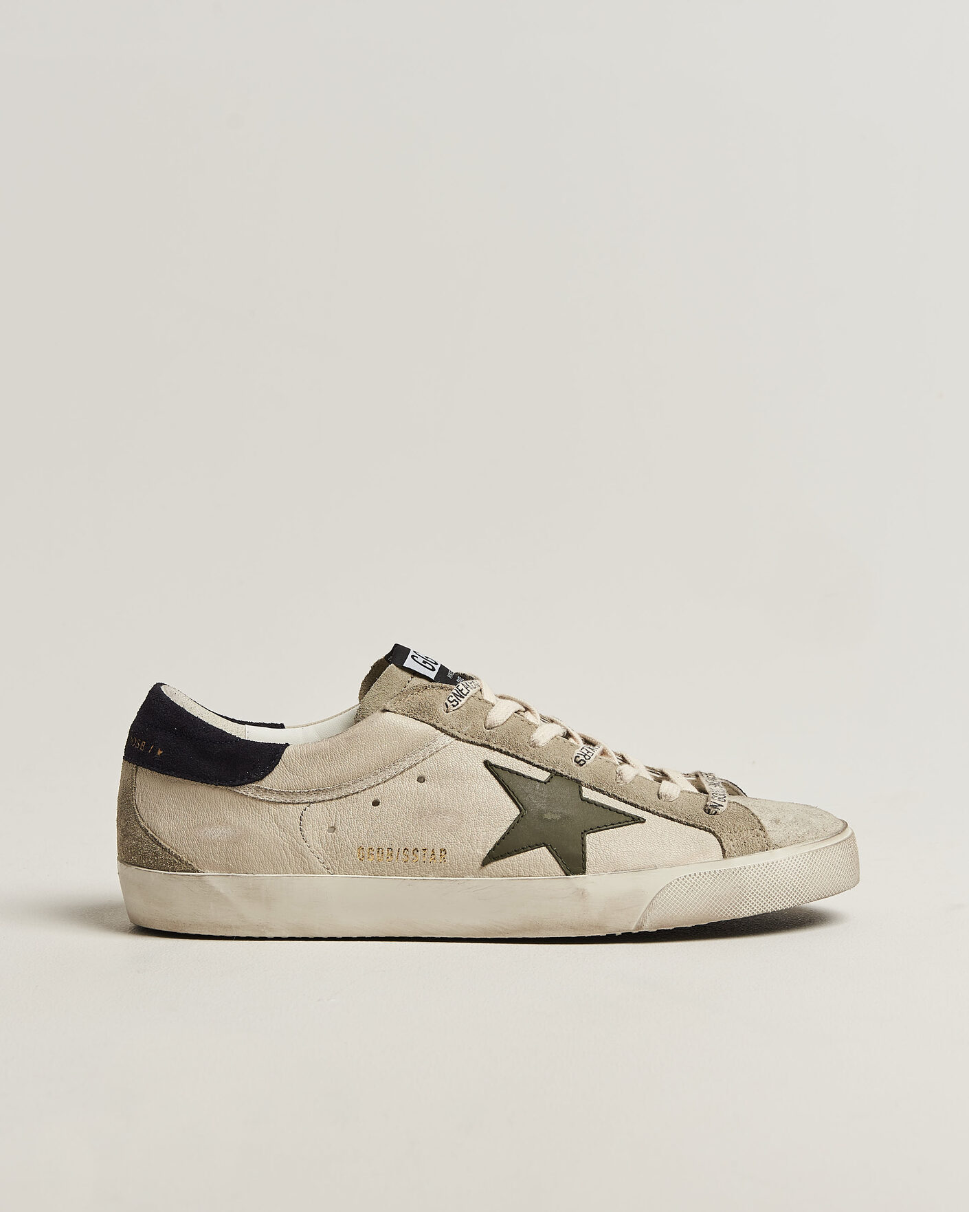 Herre | Sneakers | Golden Goose | Super-Star Sneakers Cream/Grey