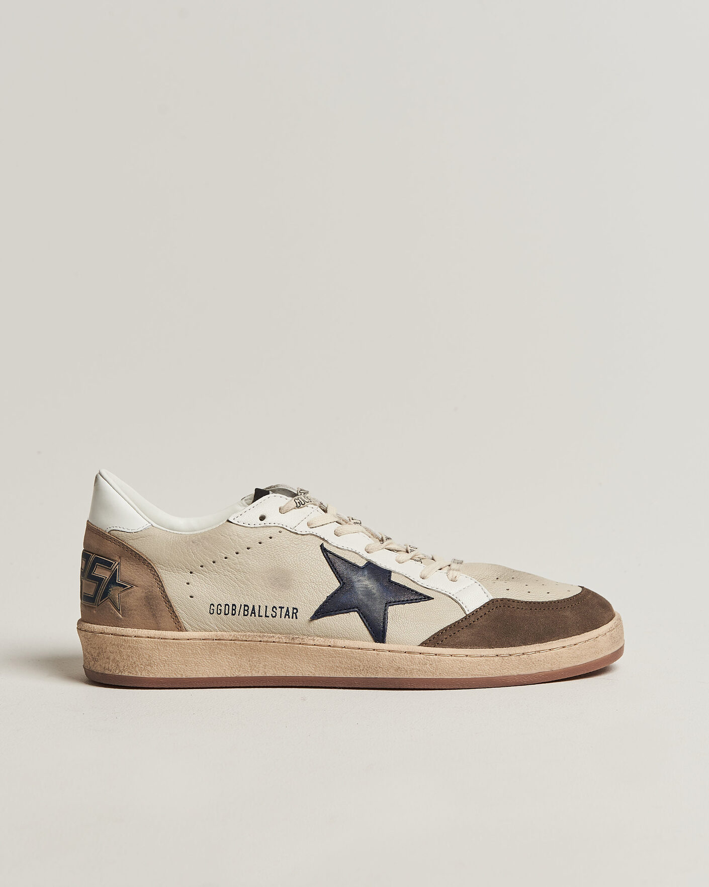 Herre | Sneakers | Golden Goose | Ball Star Sneakers Cream/Grey