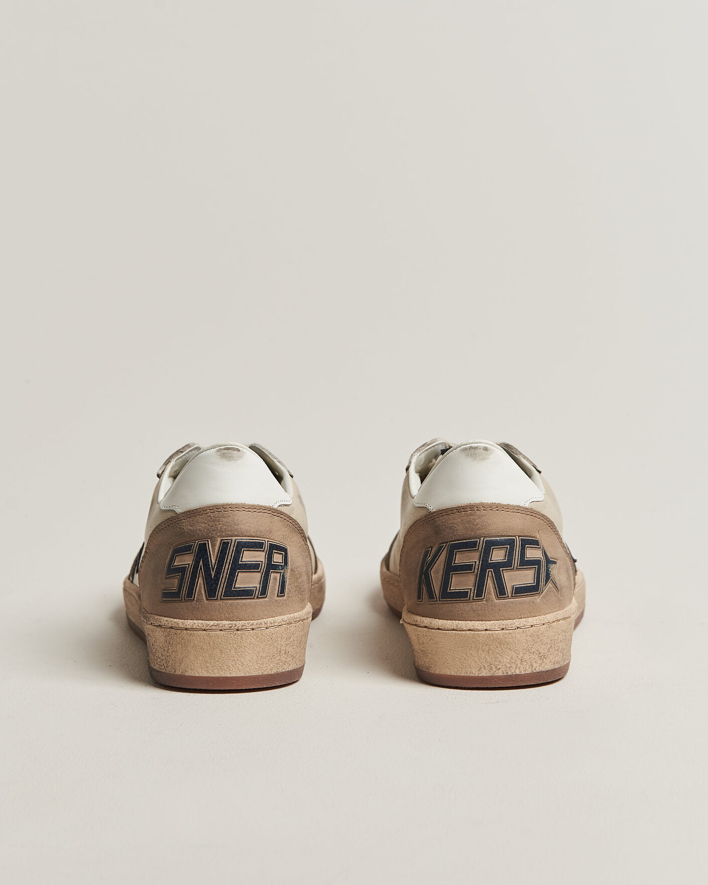Herre | Sneakers | Golden Goose | Ball Star Sneakers Cream/Grey