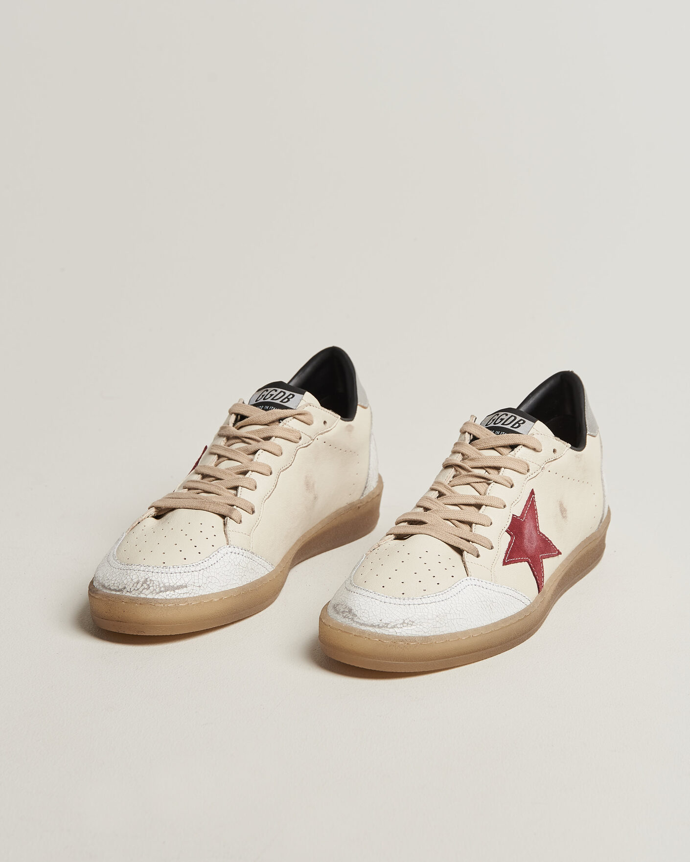 Herre | Sneakers | Golden Goose | Ball Star Sneakers White/Red