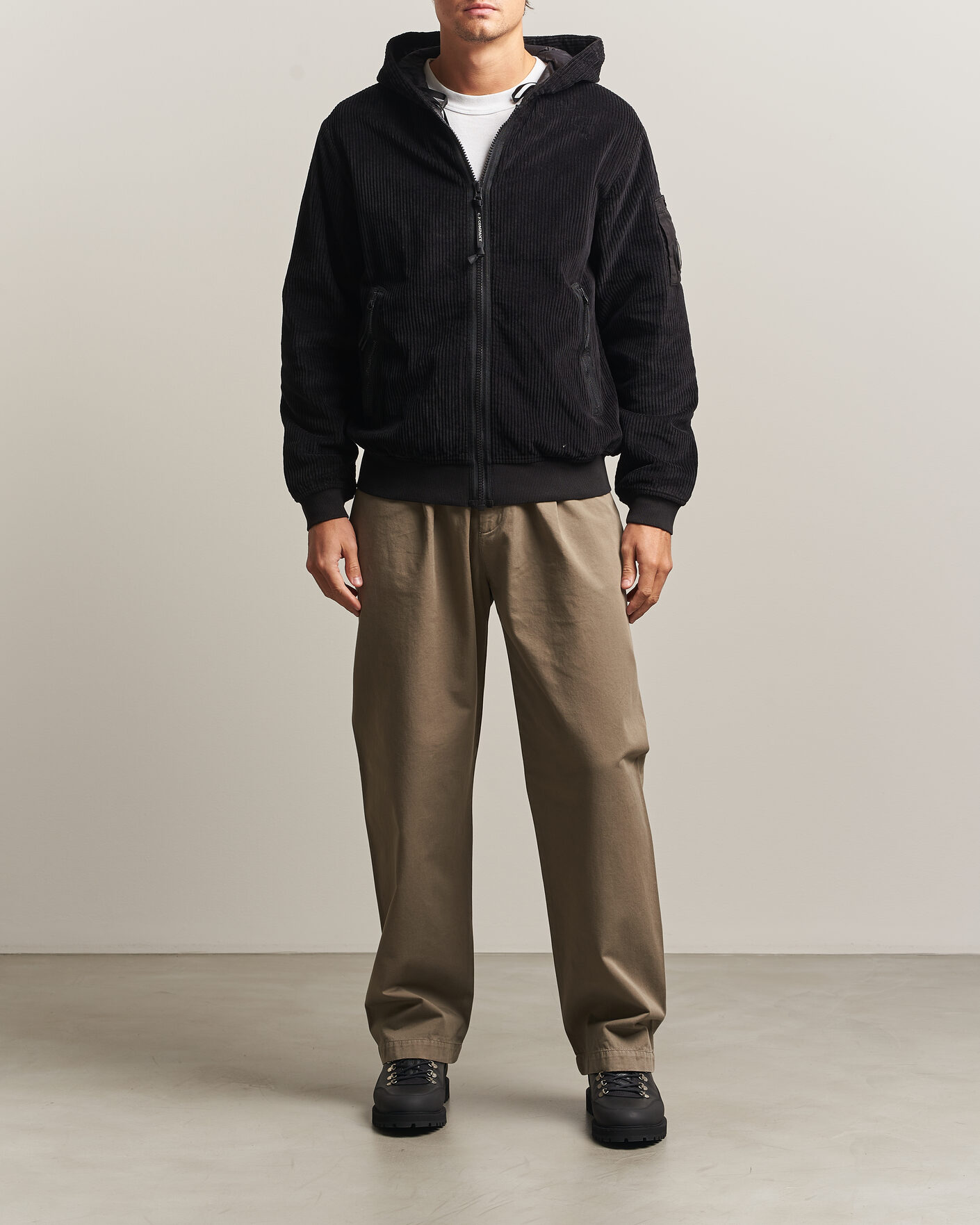 Herre | Bukser | C.P. Company | Cotton Gabardine Pants Grey