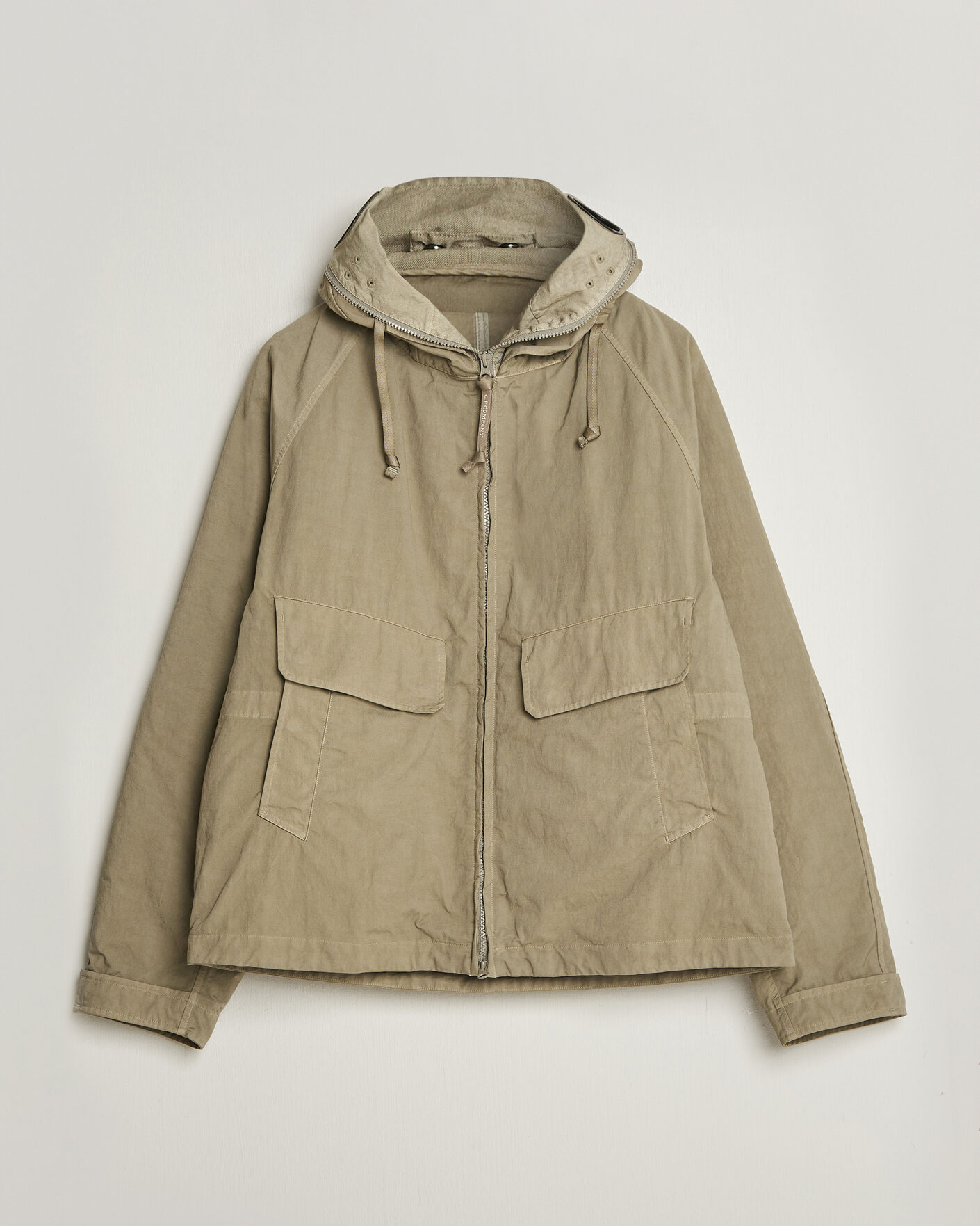Herre | Jakker | C.P. Company | Heavy Nylon Twill Down Padded Jacket Light Grey