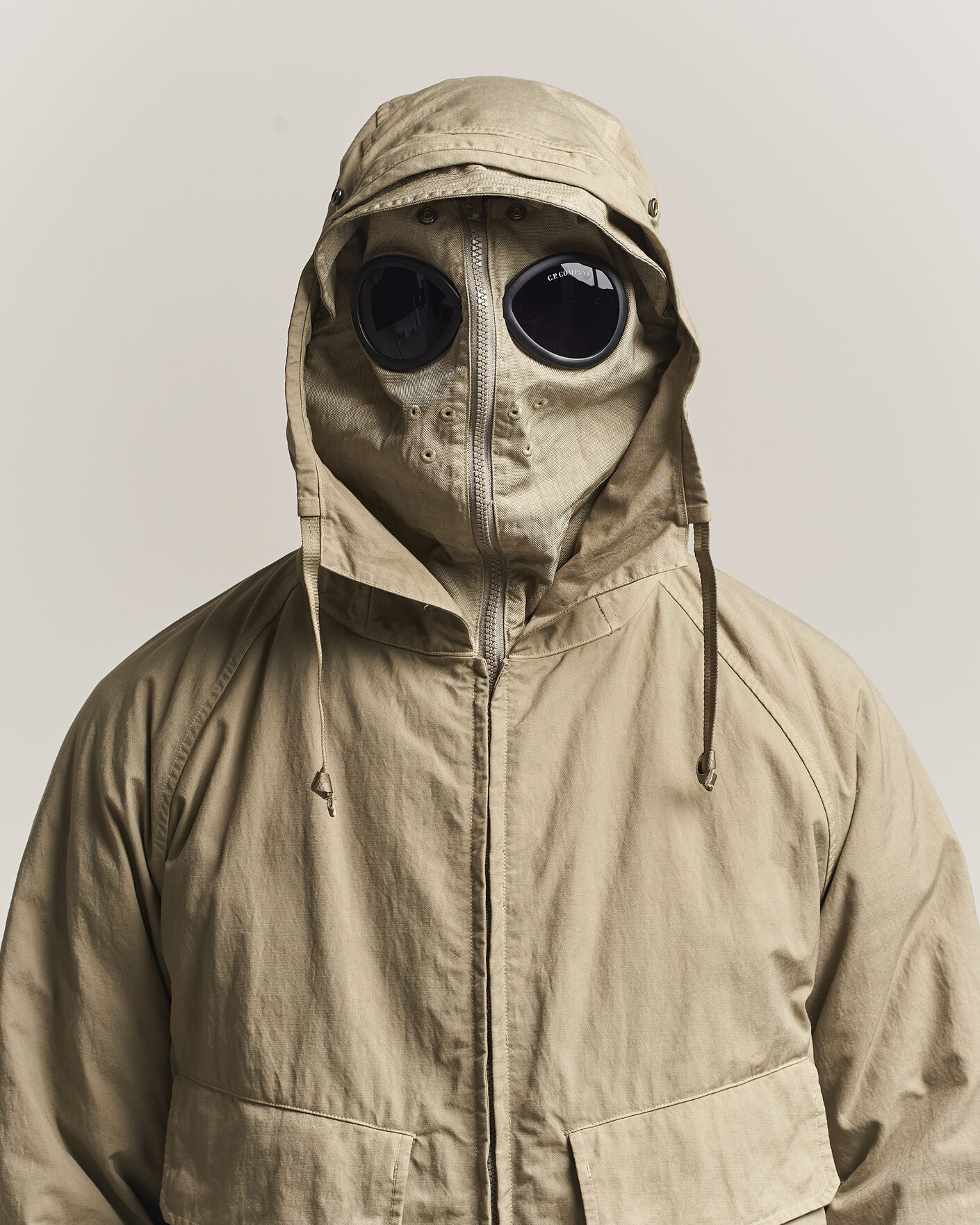 Herre | Jakker | C.P. Company | Heavy Nylon Twill Down Padded Jacket Light Grey