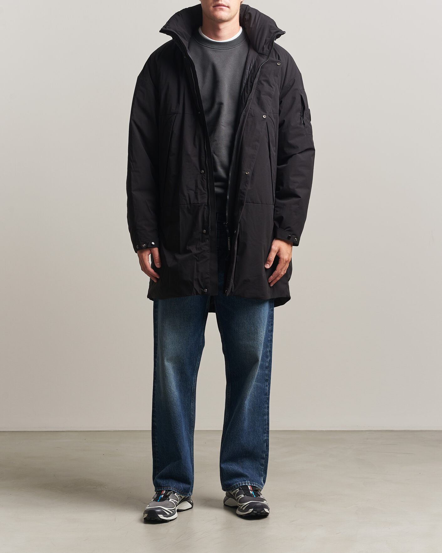 Herre | Jakker | C.P. Company | Pro-Tek Lightweight Padded Parka Black