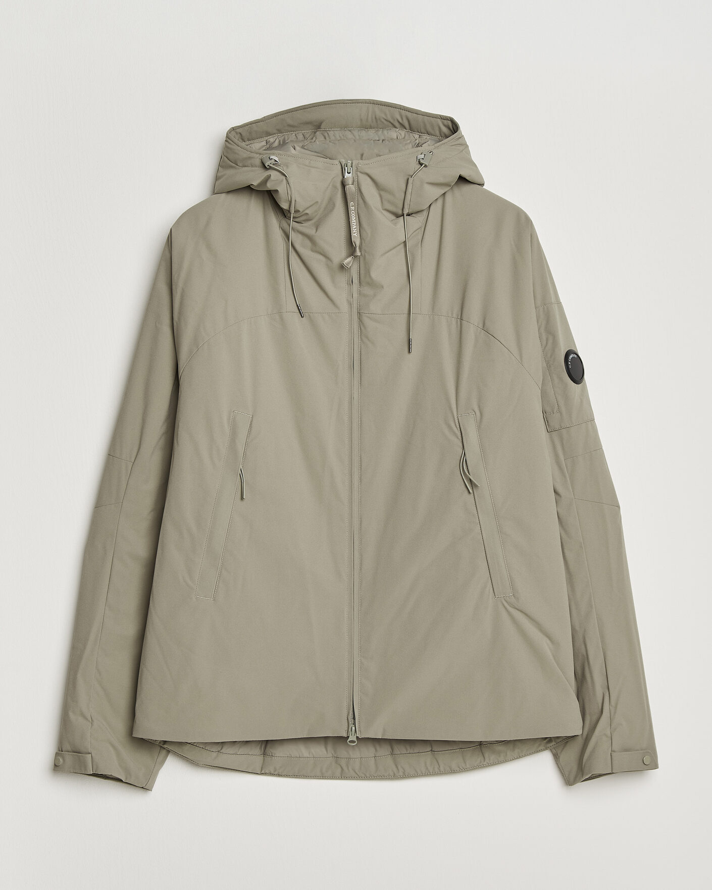 Herre | Jakker | C.P. Company | Pro-Tek Lightweight Padded Hood Jacket Light Grey
