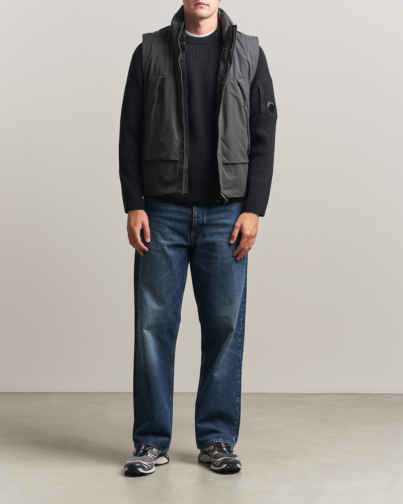 Herre | Vester | C.P. Company | Pro-Tek Lightweight Padded Vest Dark Grey