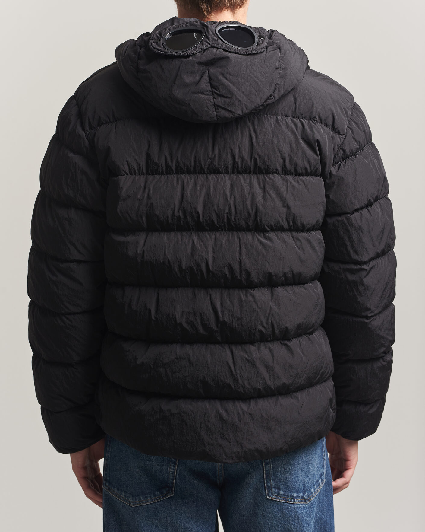Herre | Jakker | C.P. Company | Chrome-R Goggle Down Jacket Black