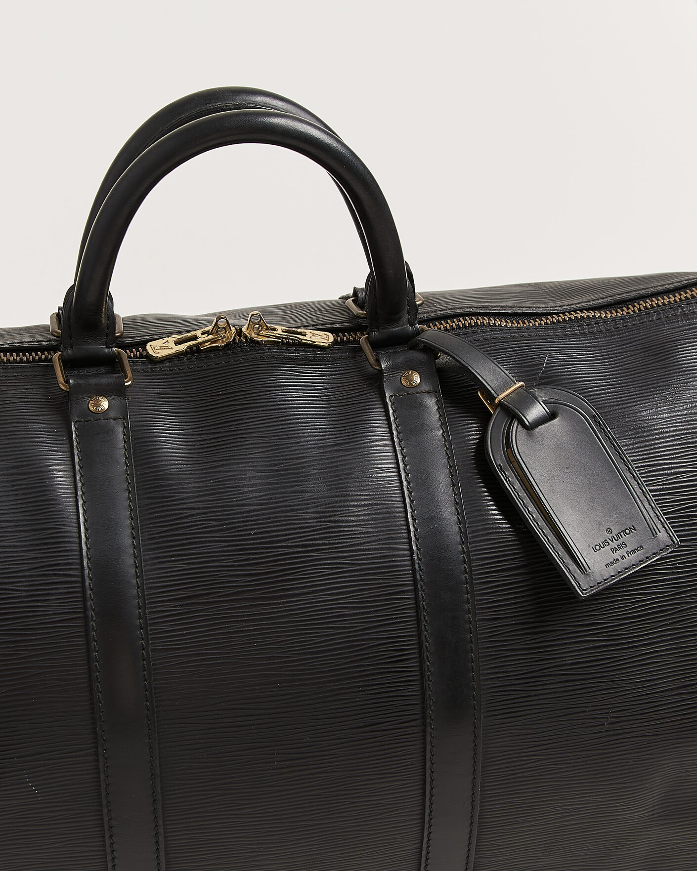 Herre | Pre-Owned & Vintage Bags | Louis Vuitton Pre-Owned | Keepall 50 Epi Leather Black