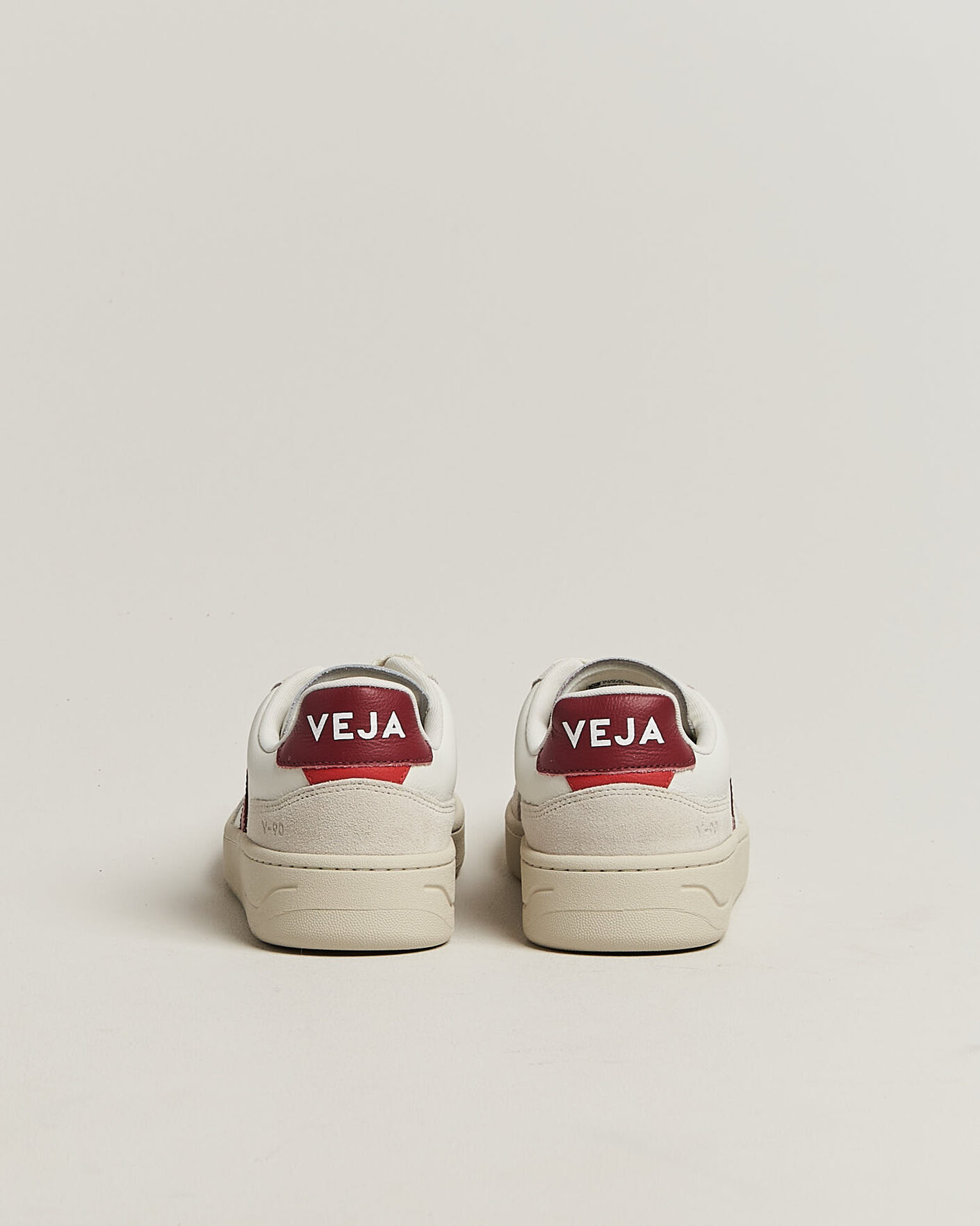 Herre | Sneakers | Veja | V-90 Sneaker White/Marsala Natural