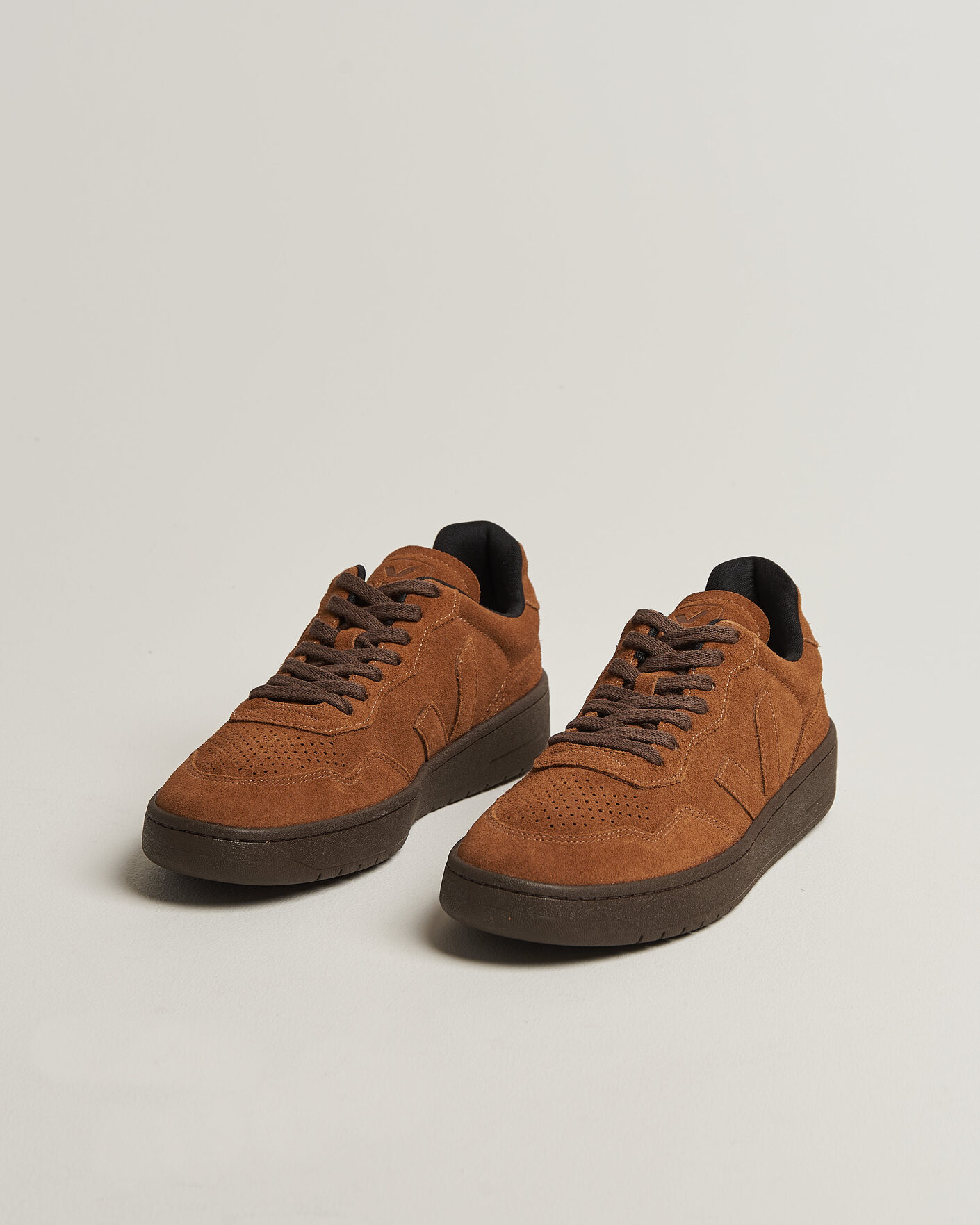 Herre | Sneakers | Veja | V-90 Suede Sneaker Full Cognac/Eagle
