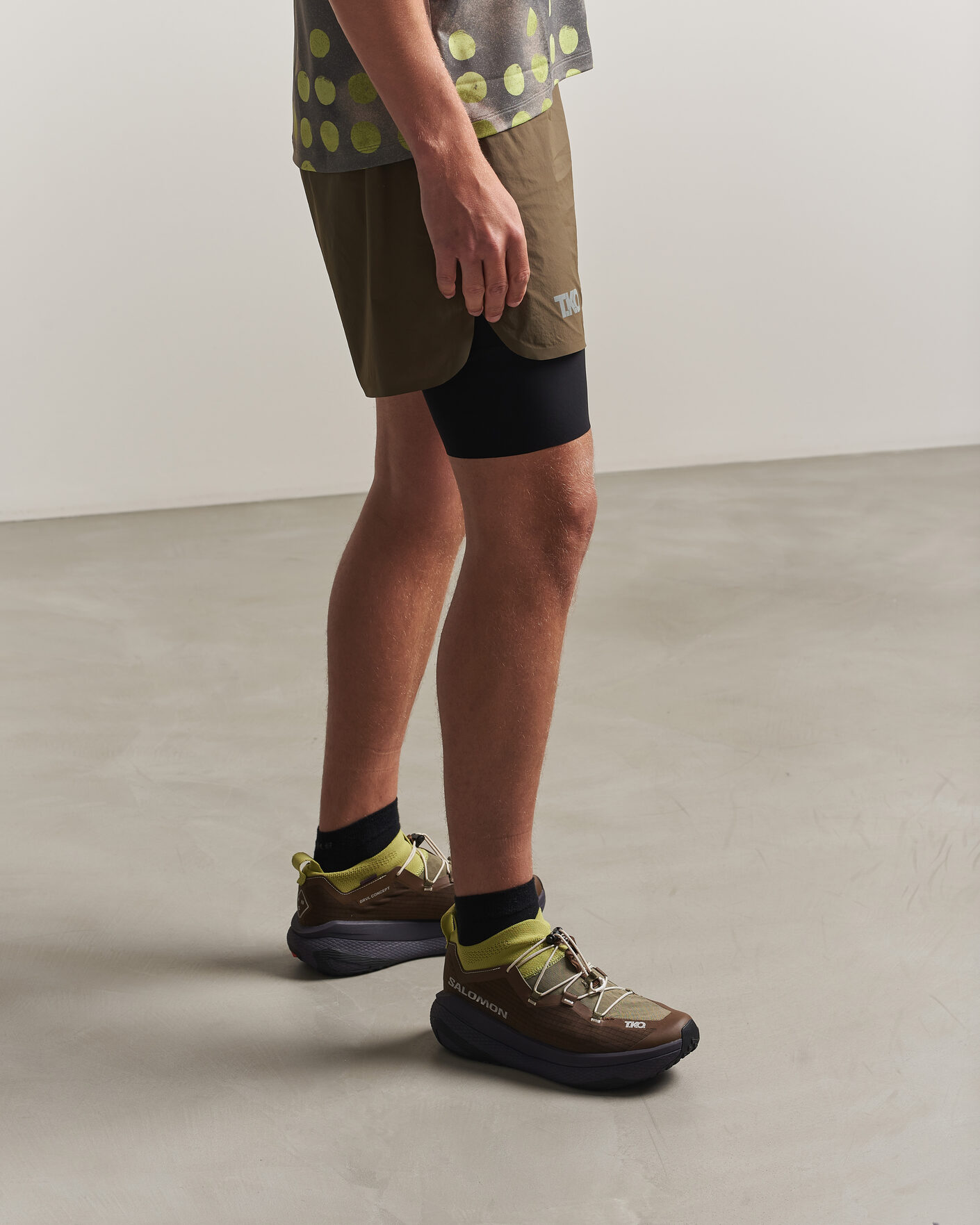 Herre | Trail Sneakers | Pas Normal Studios | X Salomon Gravel Shoes Dark Earth