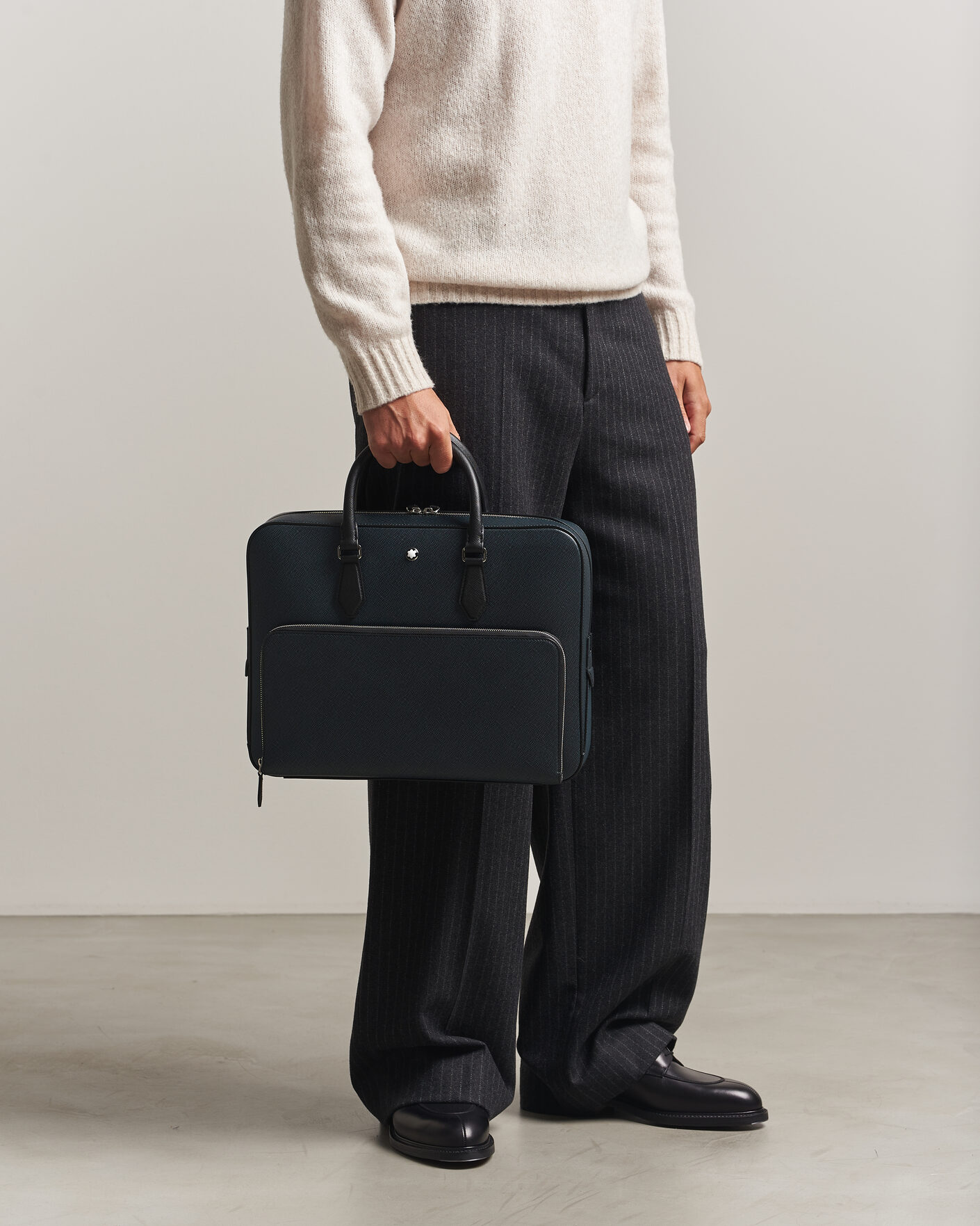 Herre | Vesker | Montblanc | Sartorial Medium Document Case Tweed Blue