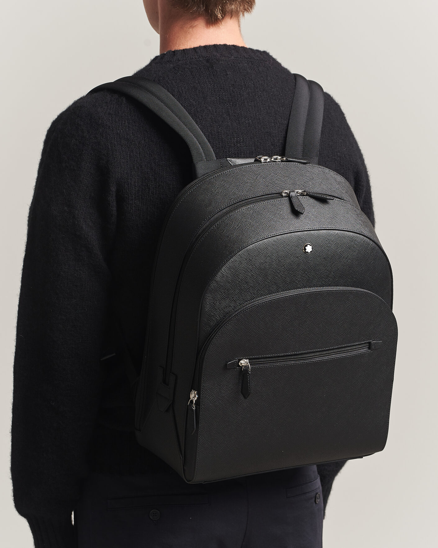 Herre | Vesker | Montblanc | Sartorial Large Backpack 3 Compartments Black