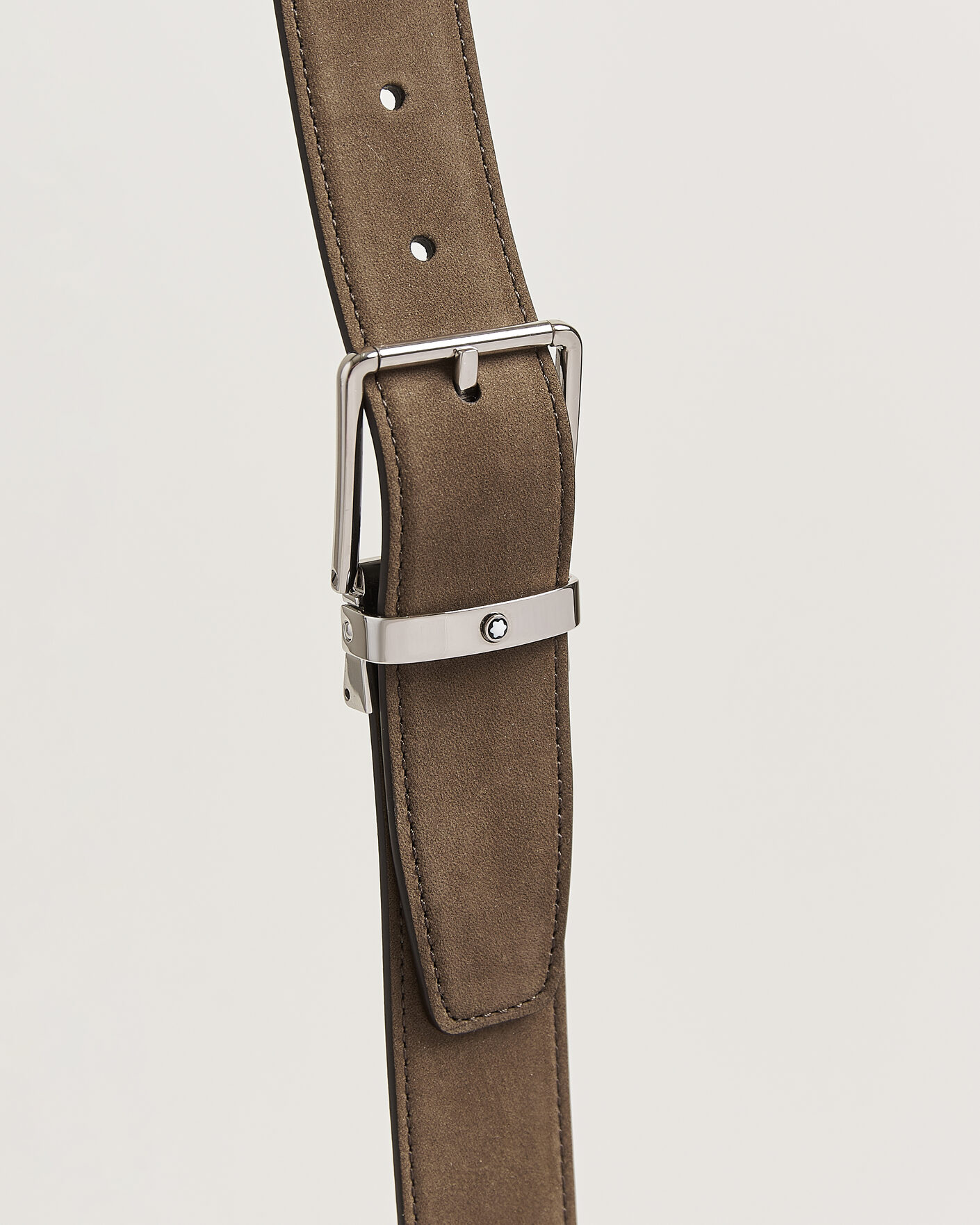 Herre | Belter | Montblanc | 35mm Reversible Suede Belt Brown/Black