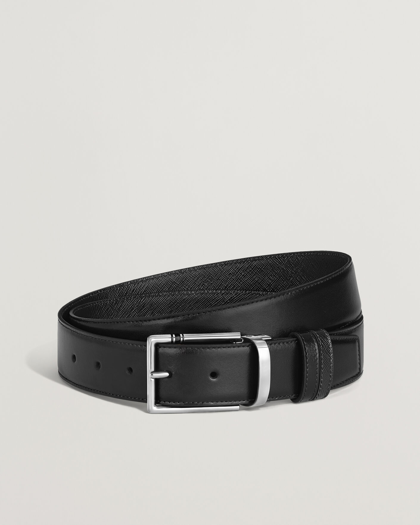 Herre | Belter | Montblanc | 35mm Reversible Calf/Sartorial Belt Black