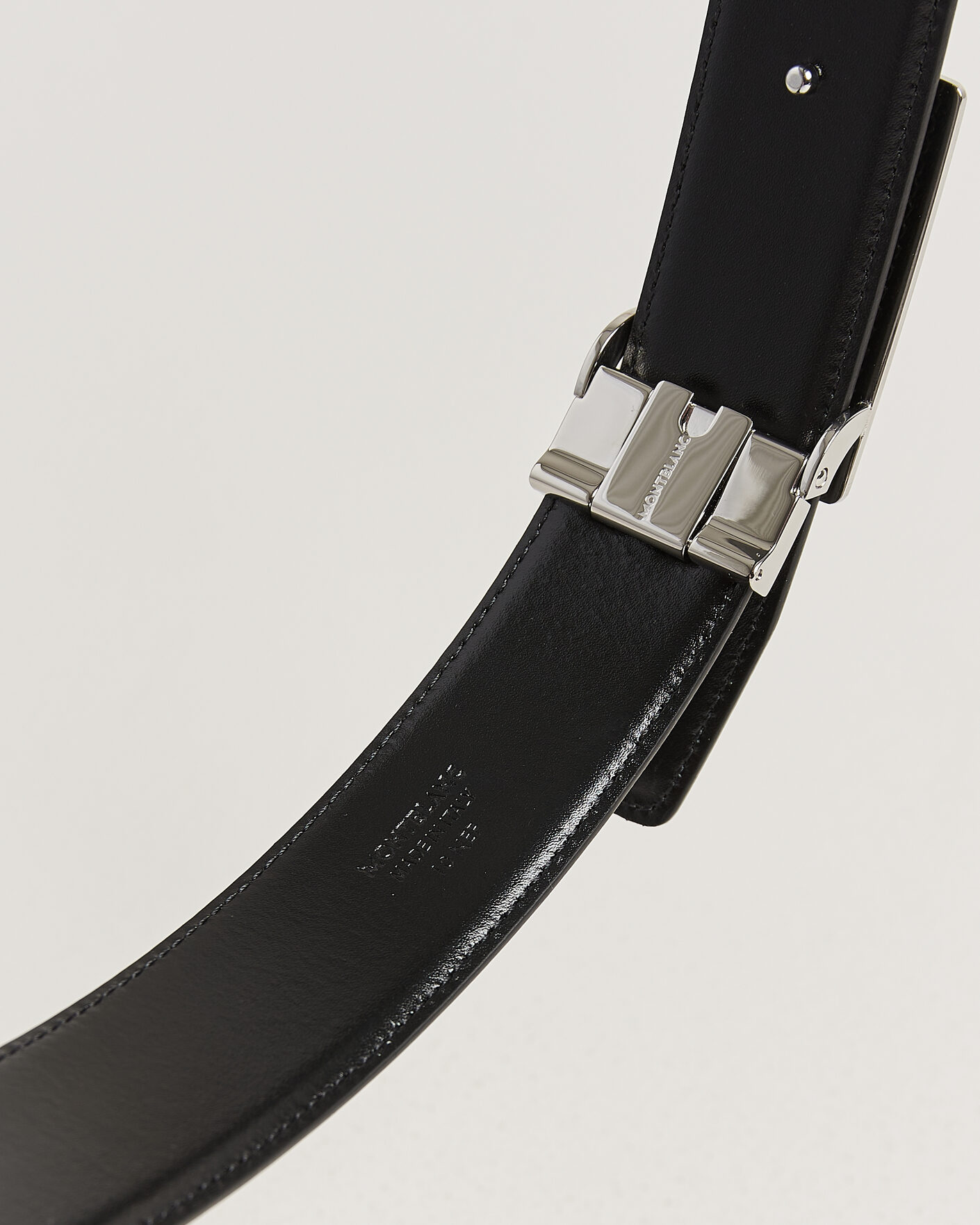 Herre | Belter | Montblanc | 35mm Reversible Sartorial/Calf Logo Belt Black