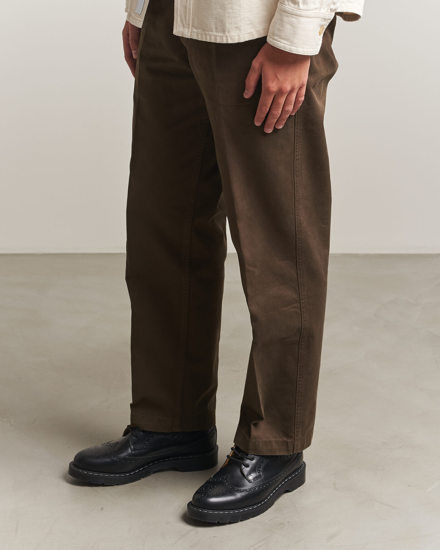 Herre | Brogues | Solovair | American Brogue Shoe Black Shine