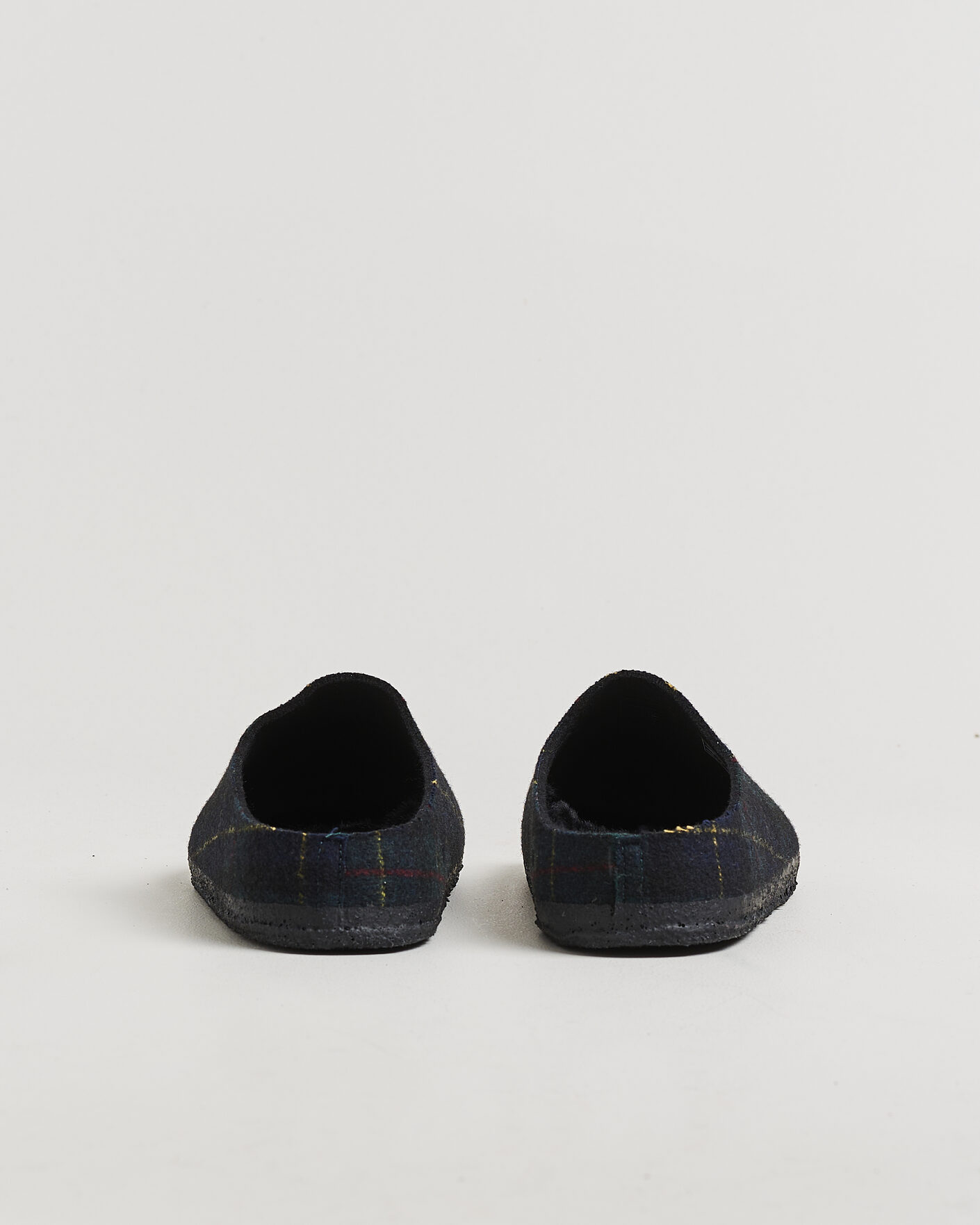 Herre | Sandaler og tøfler | BIRKENSTOCK | Amsterdam Wrapped Dip Shearling Green Navy Plaid