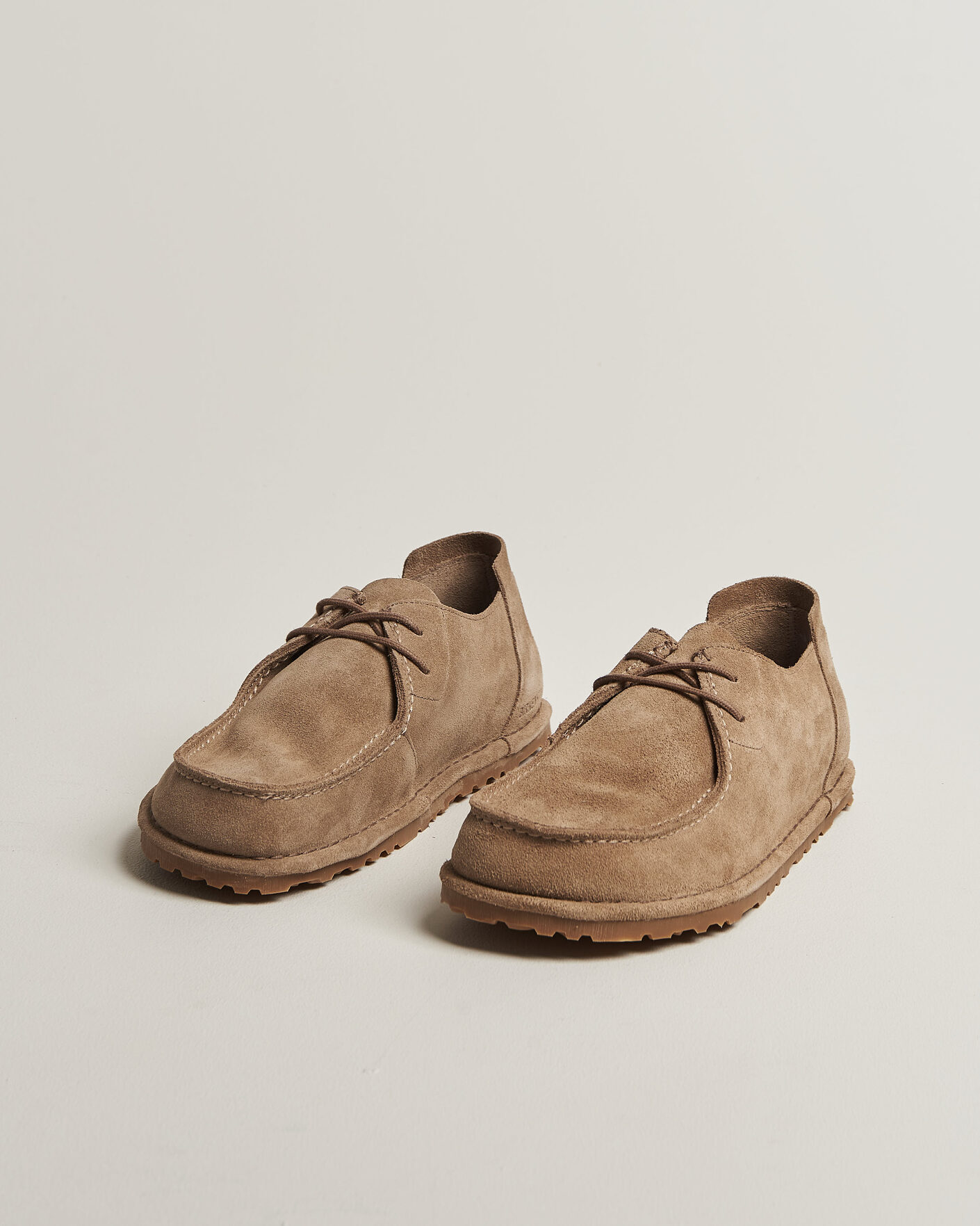 Herre | Loafers | BIRKENSTOCK | Utti Lace Loafer Gray Taupe Suede