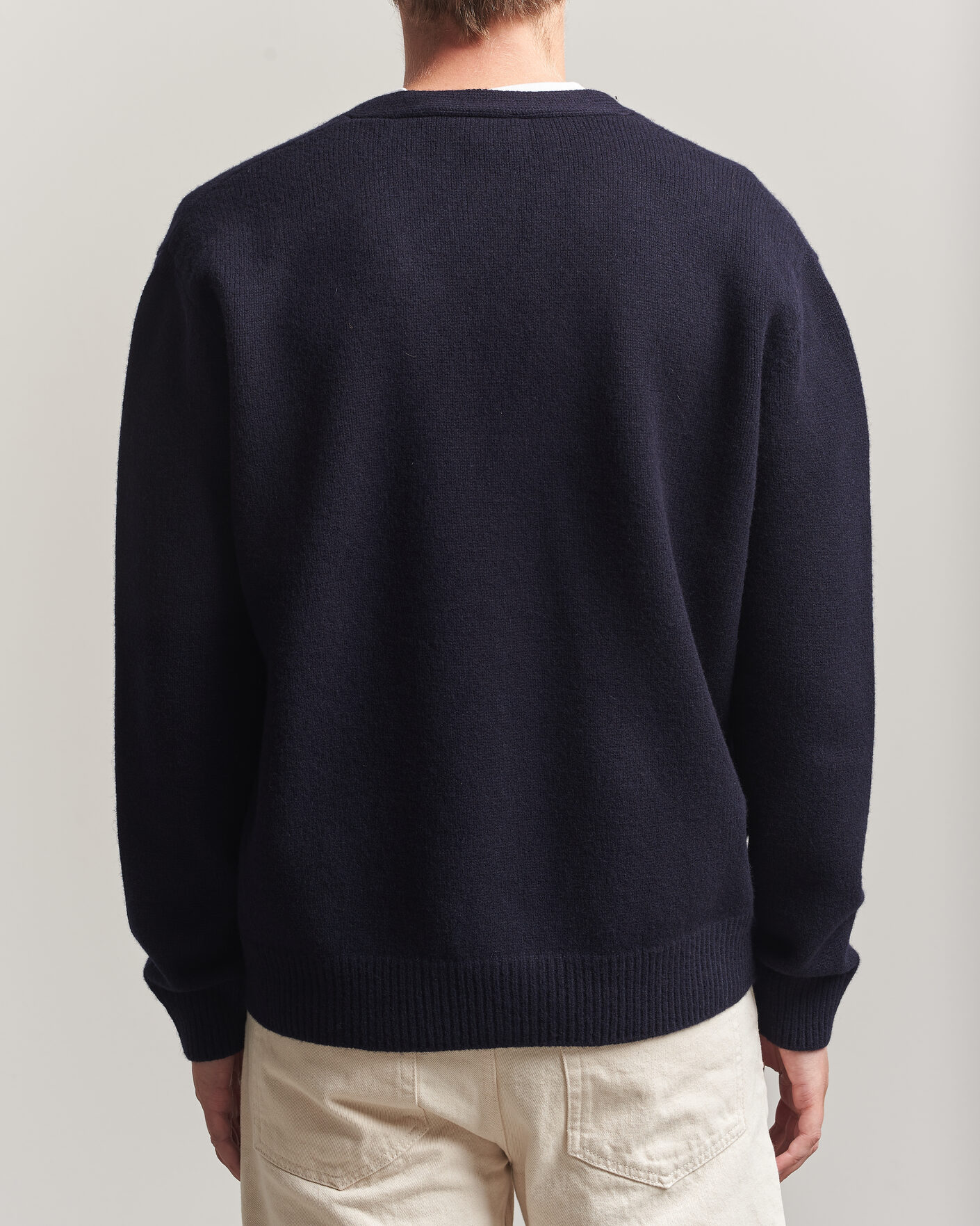 Herre | Gensere | A.P.C. | Kevin Wool Knitted Cardigan Dark Navy