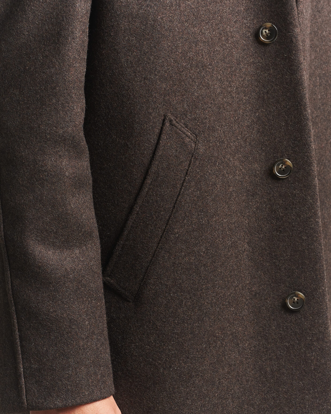 Herre | Jakker | A.P.C. | Auster Wool Coat Maroon Melange