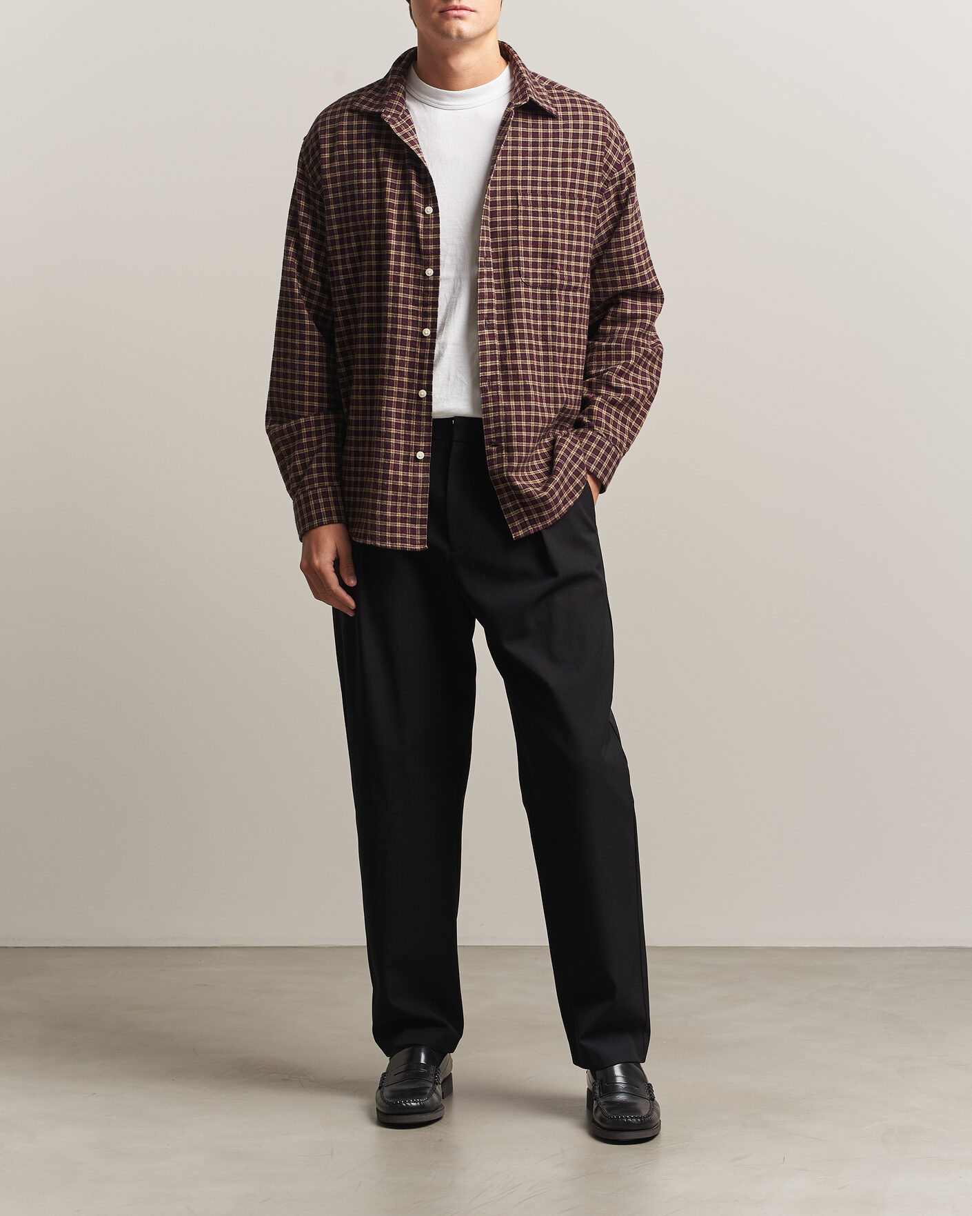 Herre | Bukser | A.P.C. | Renato Pleated Trousers Black
