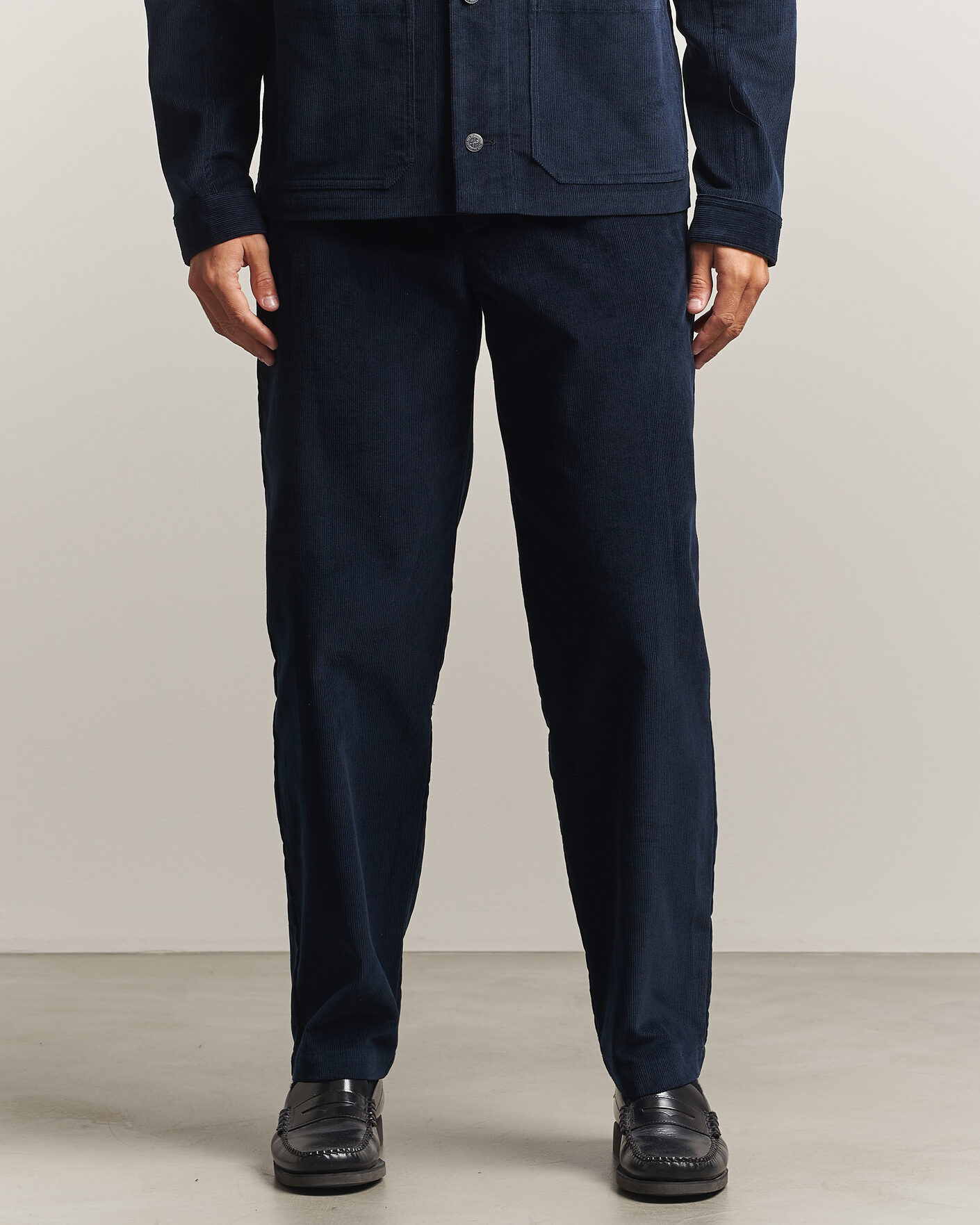 Herre | Bukser | A.P.C. | Lawrence Corduroy Trousers Dark Navy