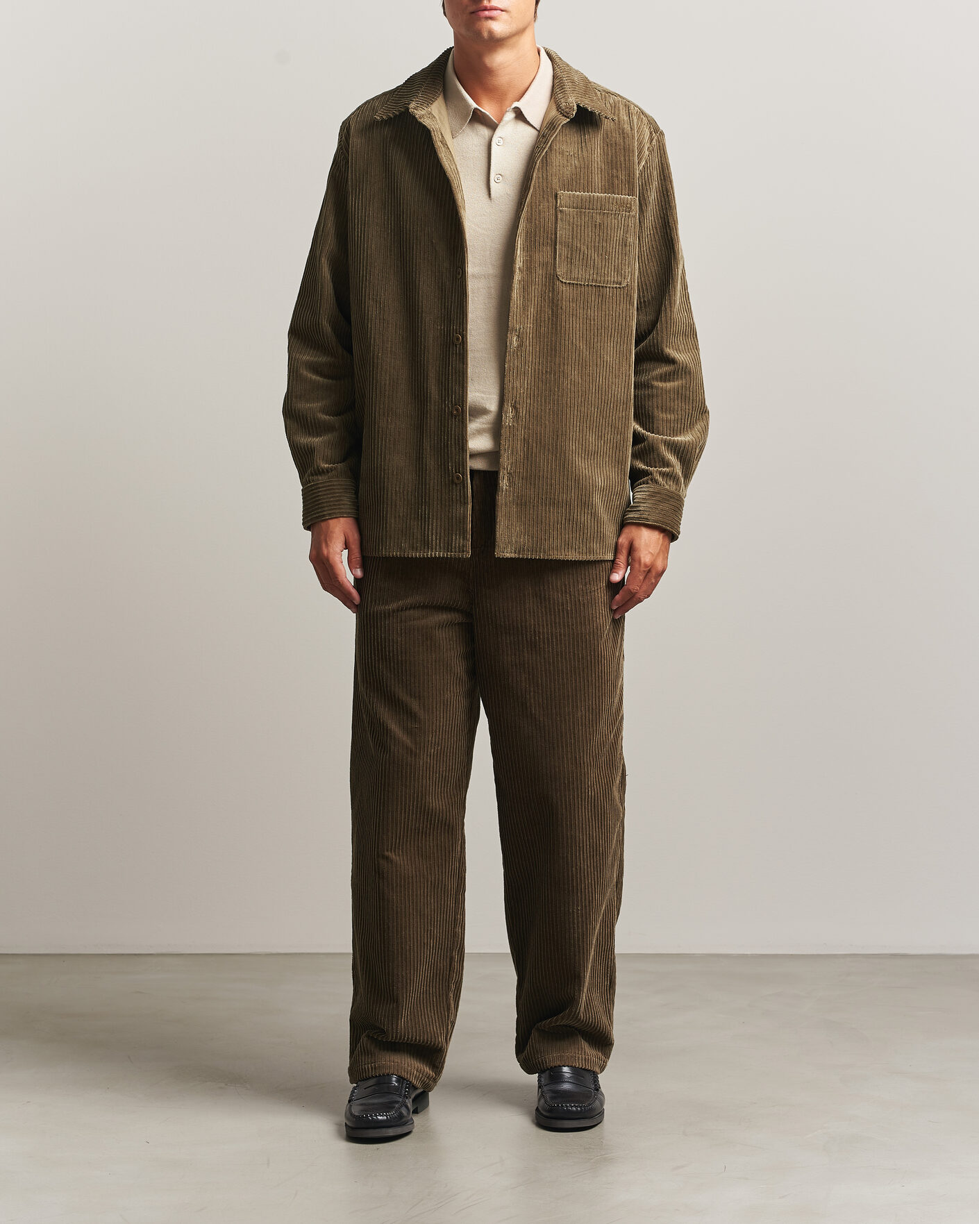 Herre | Bukser | A.P.C. | Ricky Corduroy Trousers Taupe