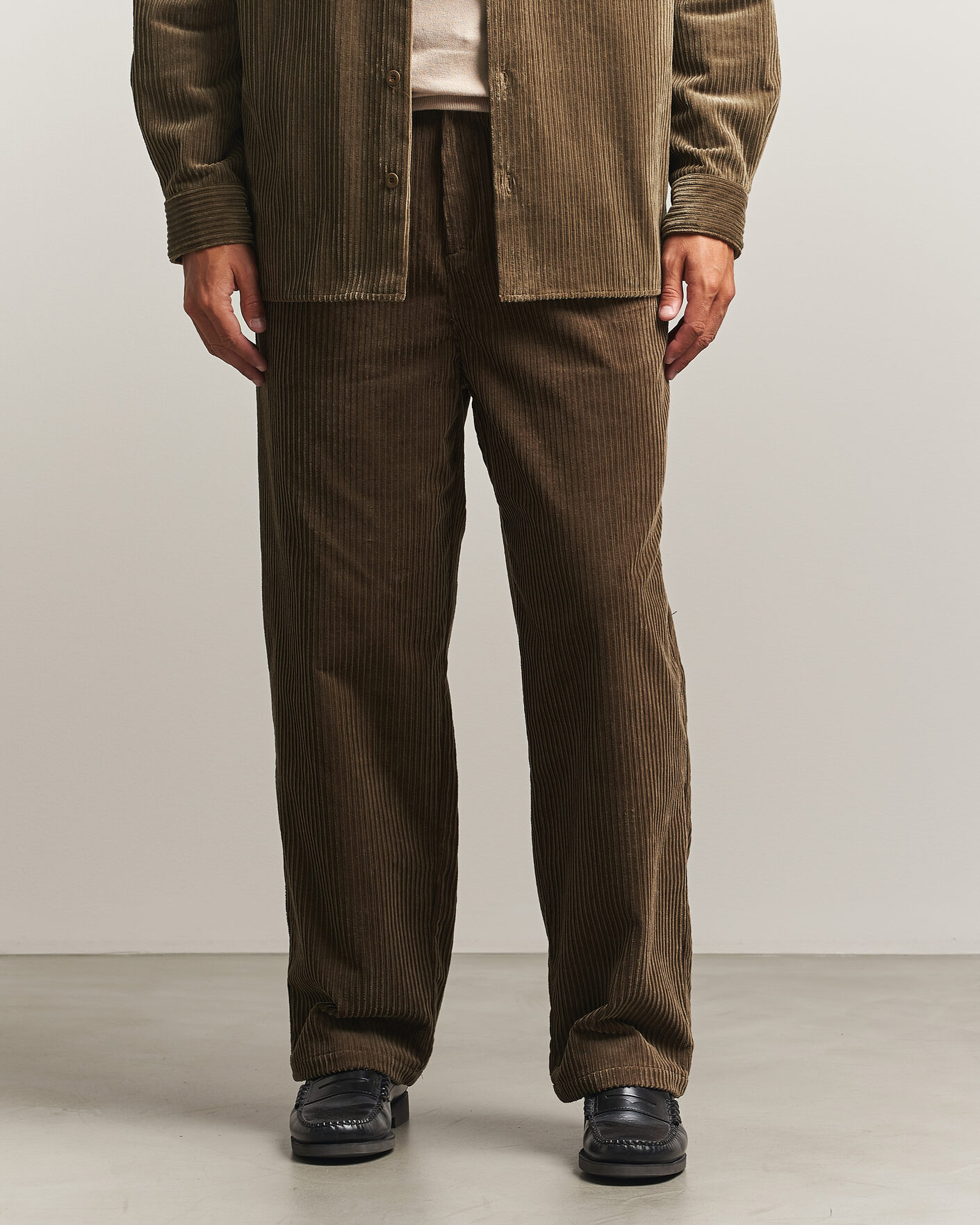 Herre | Bukser | A.P.C. | Ricky Corduroy Trousers Taupe