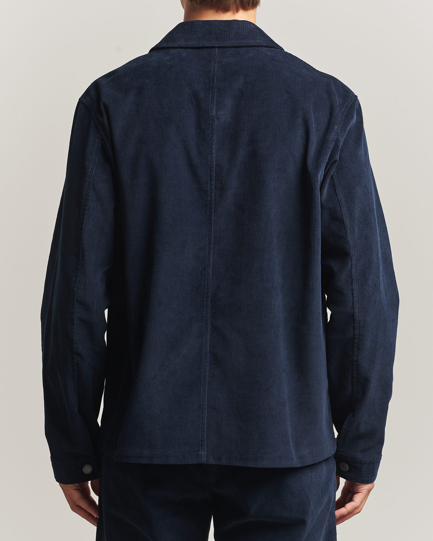 Herre | Skjorter | A.P.C. | New Rodney Corduroy Overshirt Dark Navy